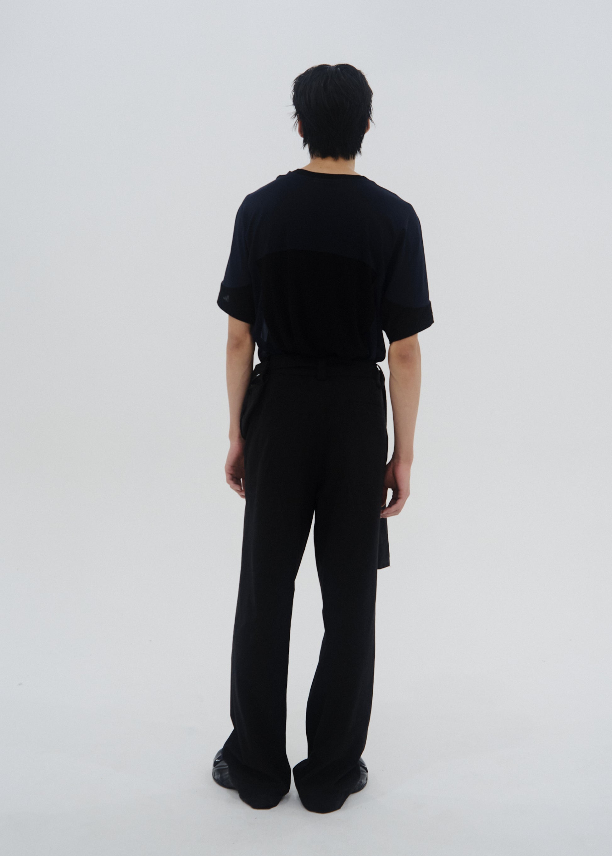 Hyein Seo - Paneled T-Shirt (Black) product image 6 | TRAB K-Fashion Australia