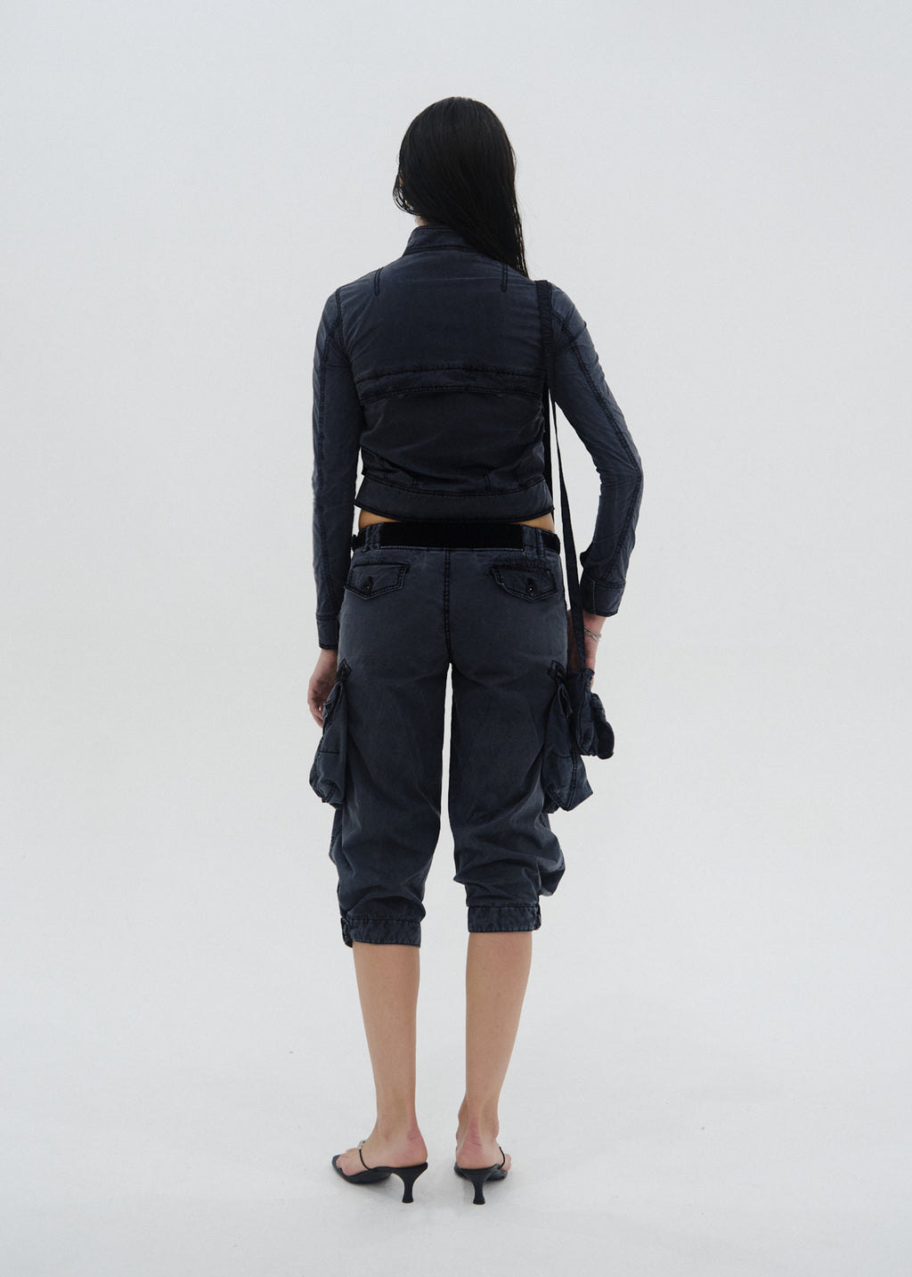 Hyein Seo - Convertible Pocket Pants (Dark Night) product image 10 | TRAB K-Fashion Australia