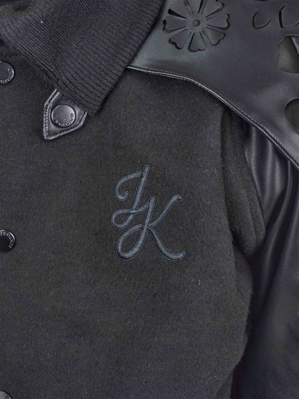 Juntae Kim - Laser-Cut Flower Varsity Jacket (OC1) product image 7 | TRAB K-Fashion Australia