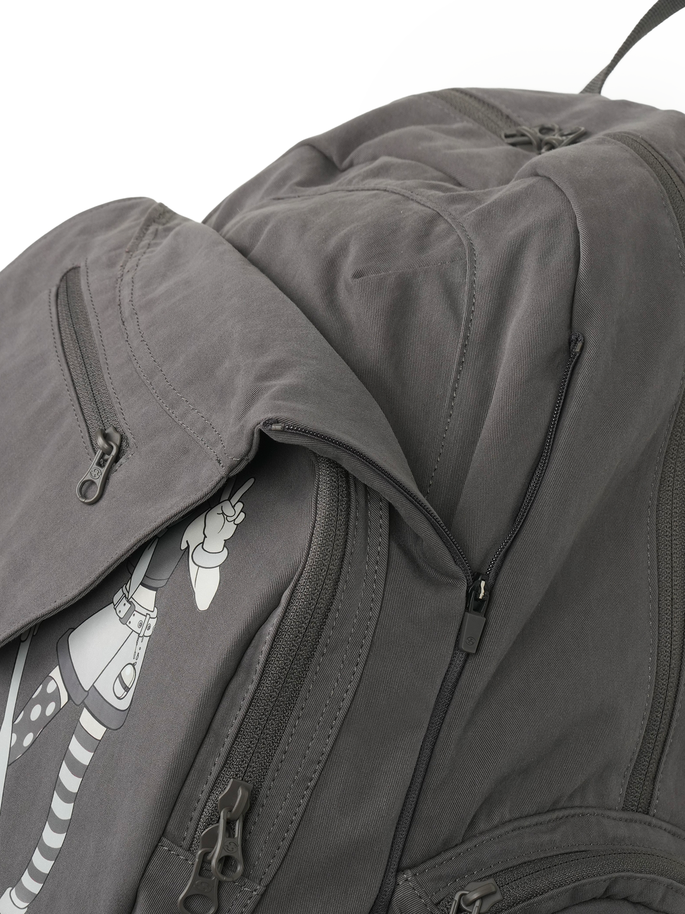 San San Gear - San San X Yuminha Backpack (Charcoal) product image 6 | TRAB K-Fashion Australia