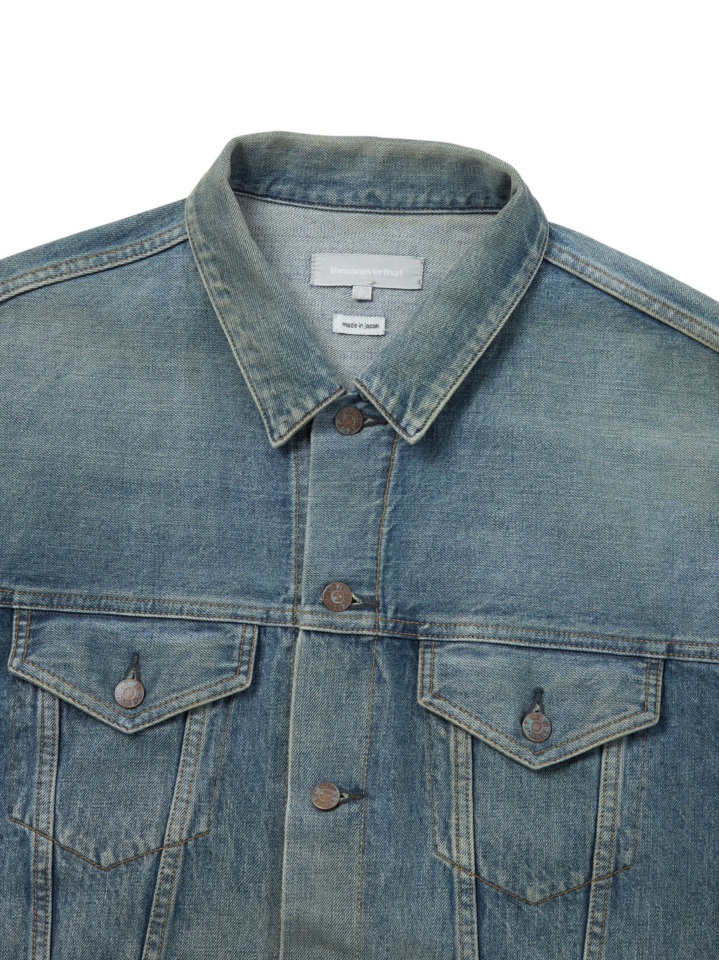 thisisneverthat - 60 Selvedge Denim Jacket (Ox Blue) product image 2 | TRAB K-Fashion Australia