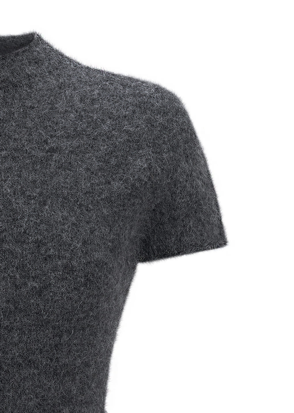 Amomento - wholegarment hairy knit top (Charcoal) product image 8 | TRAB K-Fashion Australia