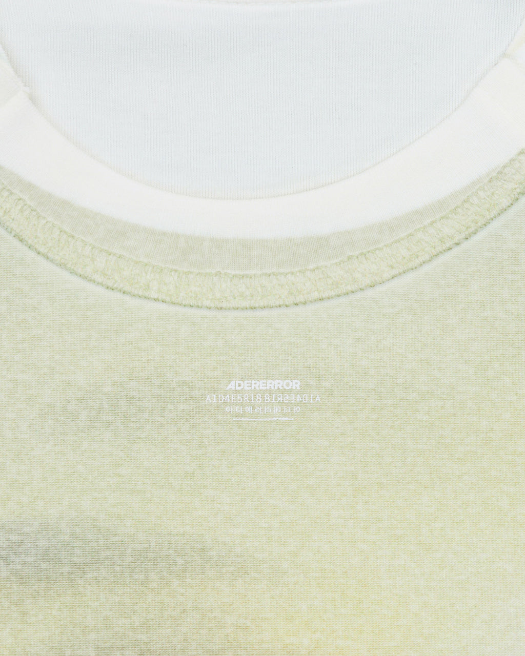 Ader Error - Furi t-shirt (Yellow) product image 7 | TRAB K-Fashion Australia