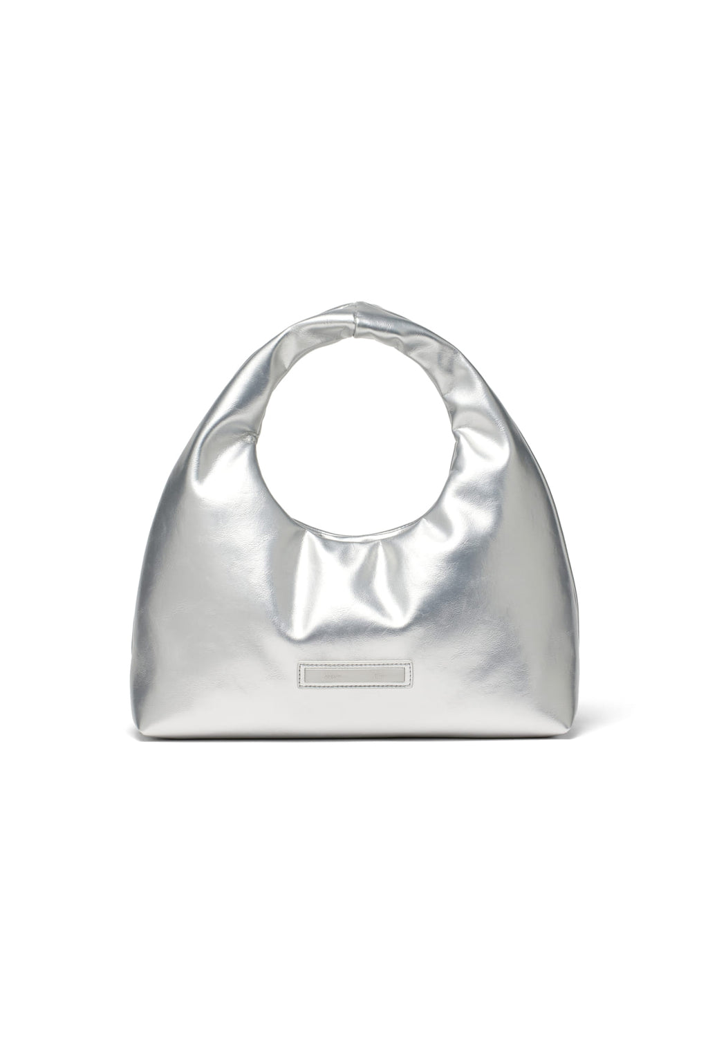 Matin Kim - Embossed Logo Leather Mini Tote Bag (Silver) product image 5 | TRAB K-Fashion Australia