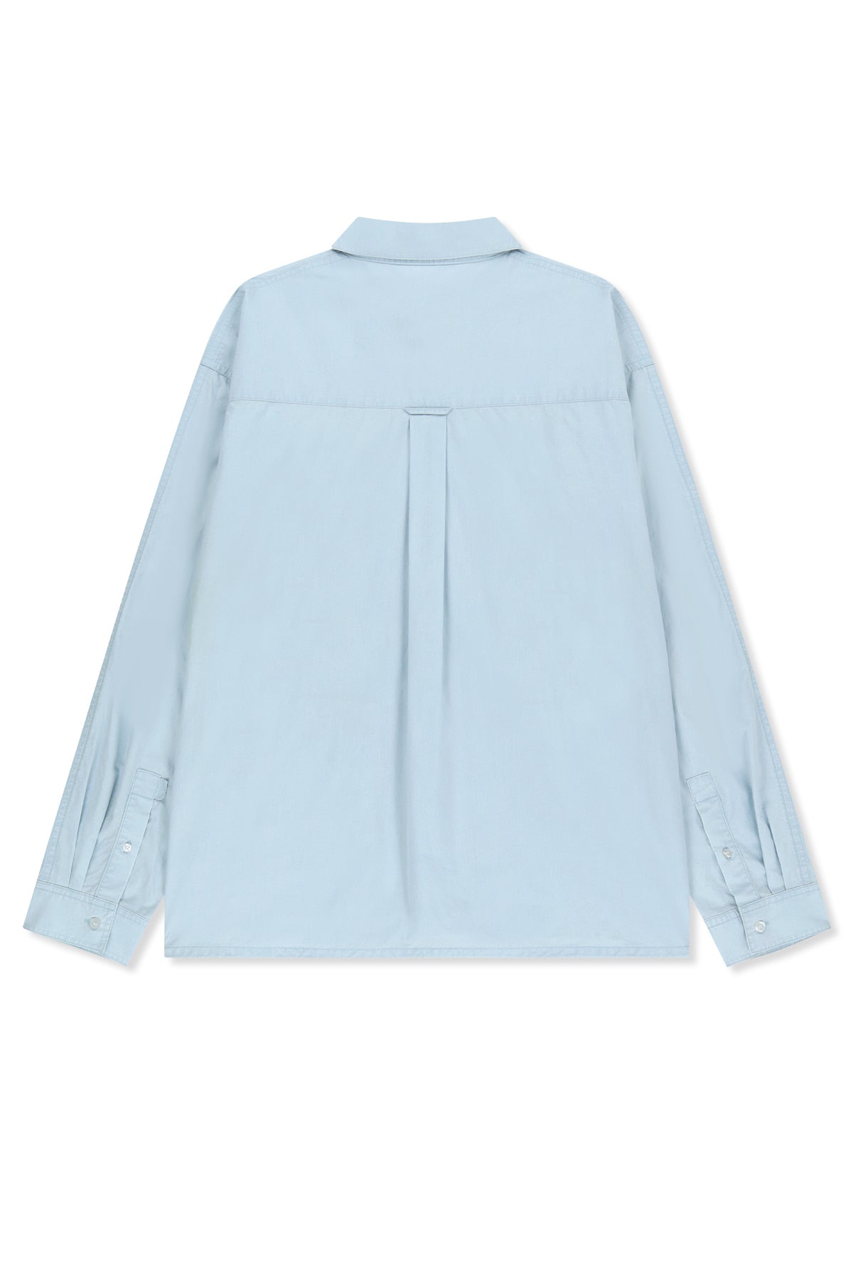 Matin Kim - Washed Cotton Drawstring Shirt (Sky) product image 2 | TRAB K-Fashion Australia