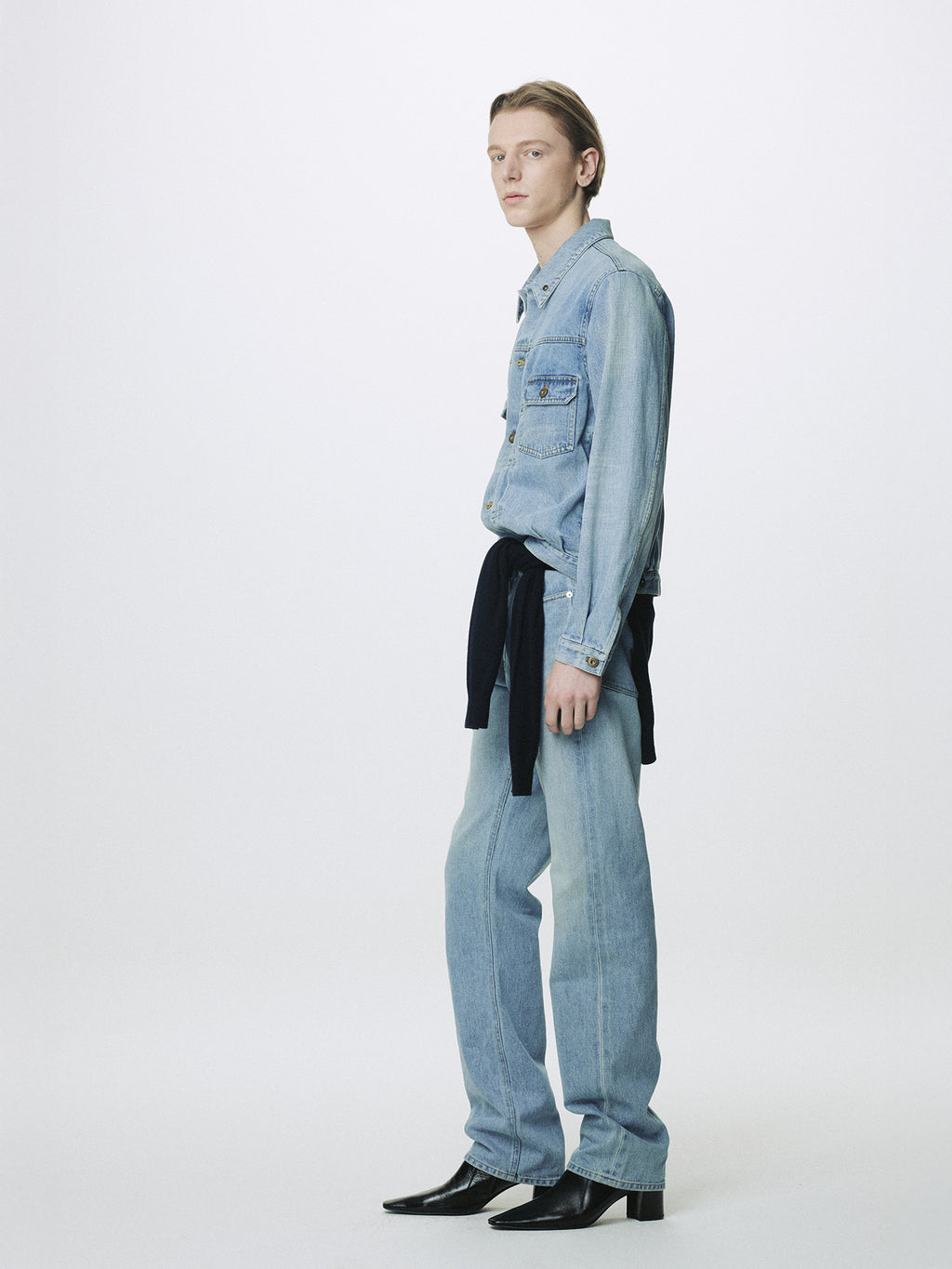 Tonywack - Type-2 Denim Trucker (Light Blue) product image 3 | TRAB K-Fashion Australia