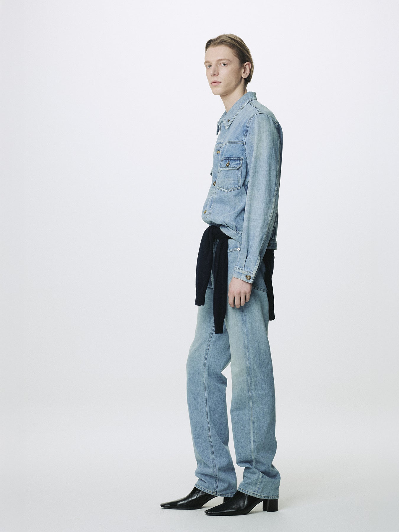 Tonywack - Type-2 Denim Trucker (Light Blue) product image 3 | TRAB K-Fashion Australia
