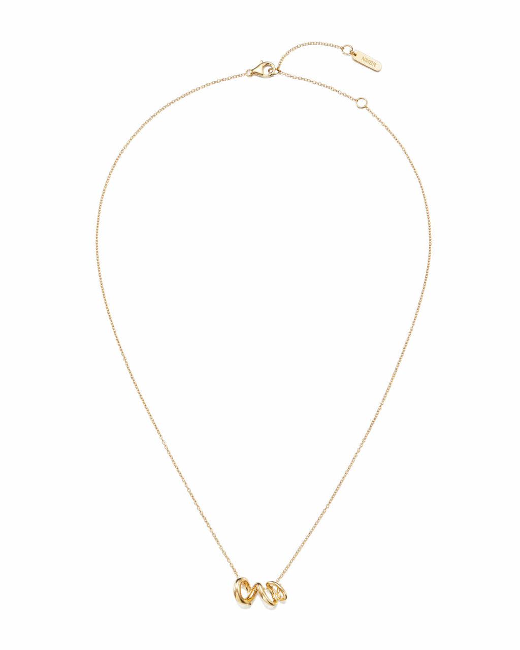 Numbering - Fluid Spiral Pendant Necklace #4803 product image 4 | TRAB K-Fashion Australia