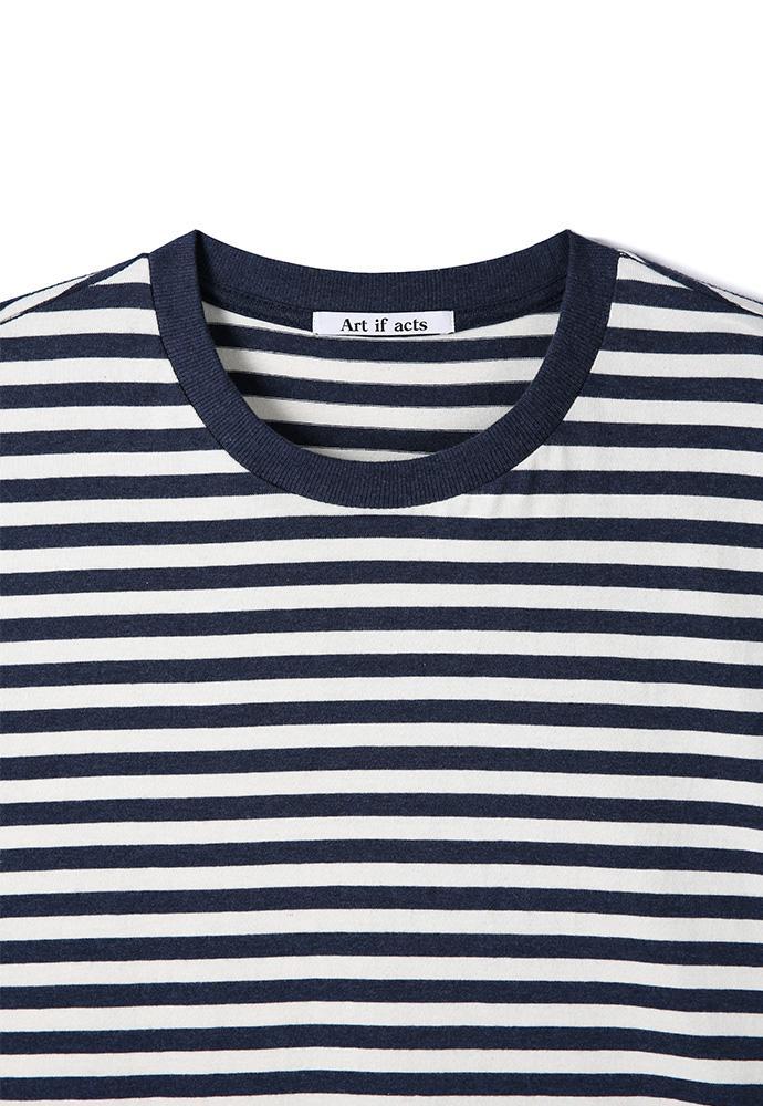 Art if acts - French Stripe S/S Tee (Navy) product image 10 | TRAB K-Fashion Australia
