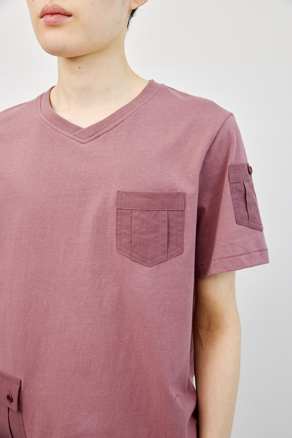 Hatchingroom - Multi Pocket Tee (Pink) product image 15 | TRAB K-Fashion Australia