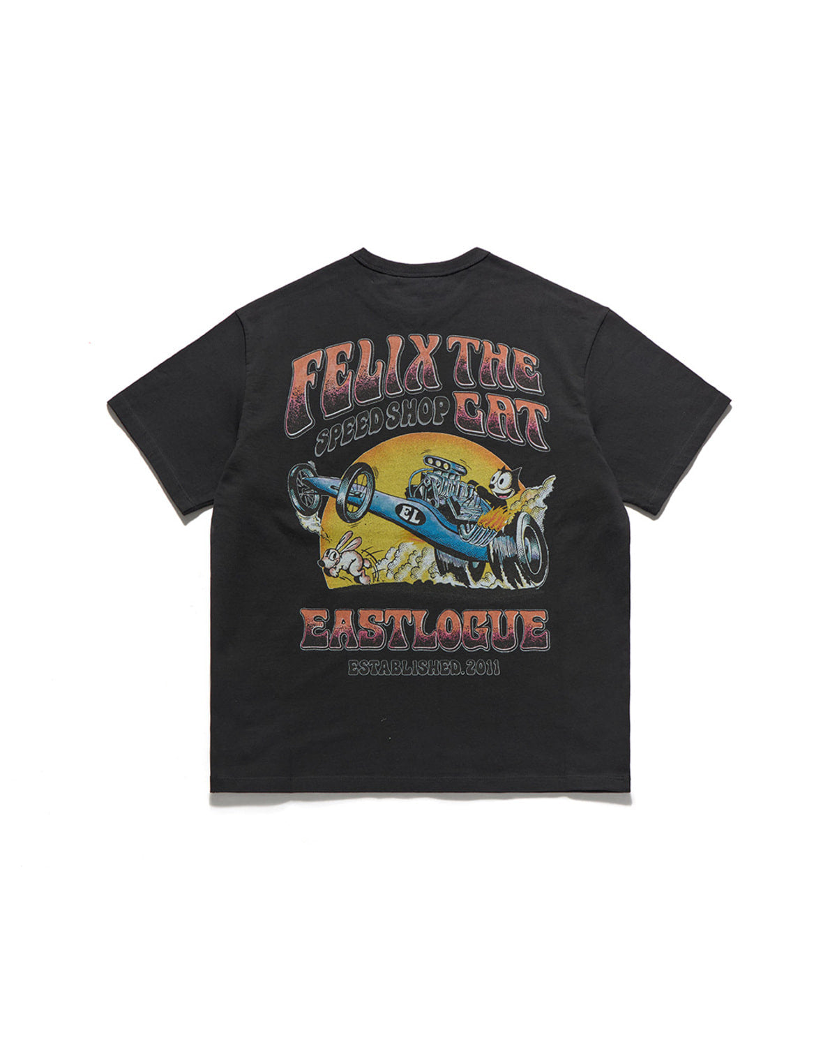 Eastlogue - Feilx Speedster Raceing T-shirts (Black) product image 1 | TRAB K-Fashion Australia