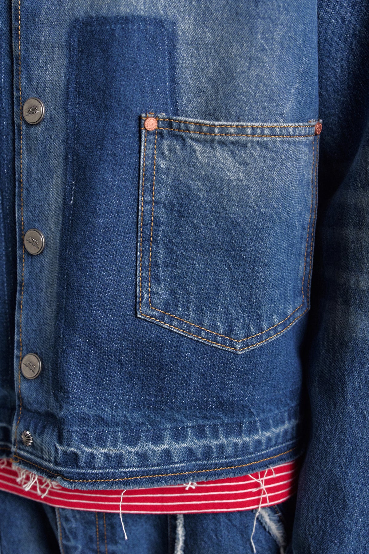 Andersson Bell - Rodeo Motorcycle Denim Jacket (Blue) product image 5 | TRAB K-Fashion Australia