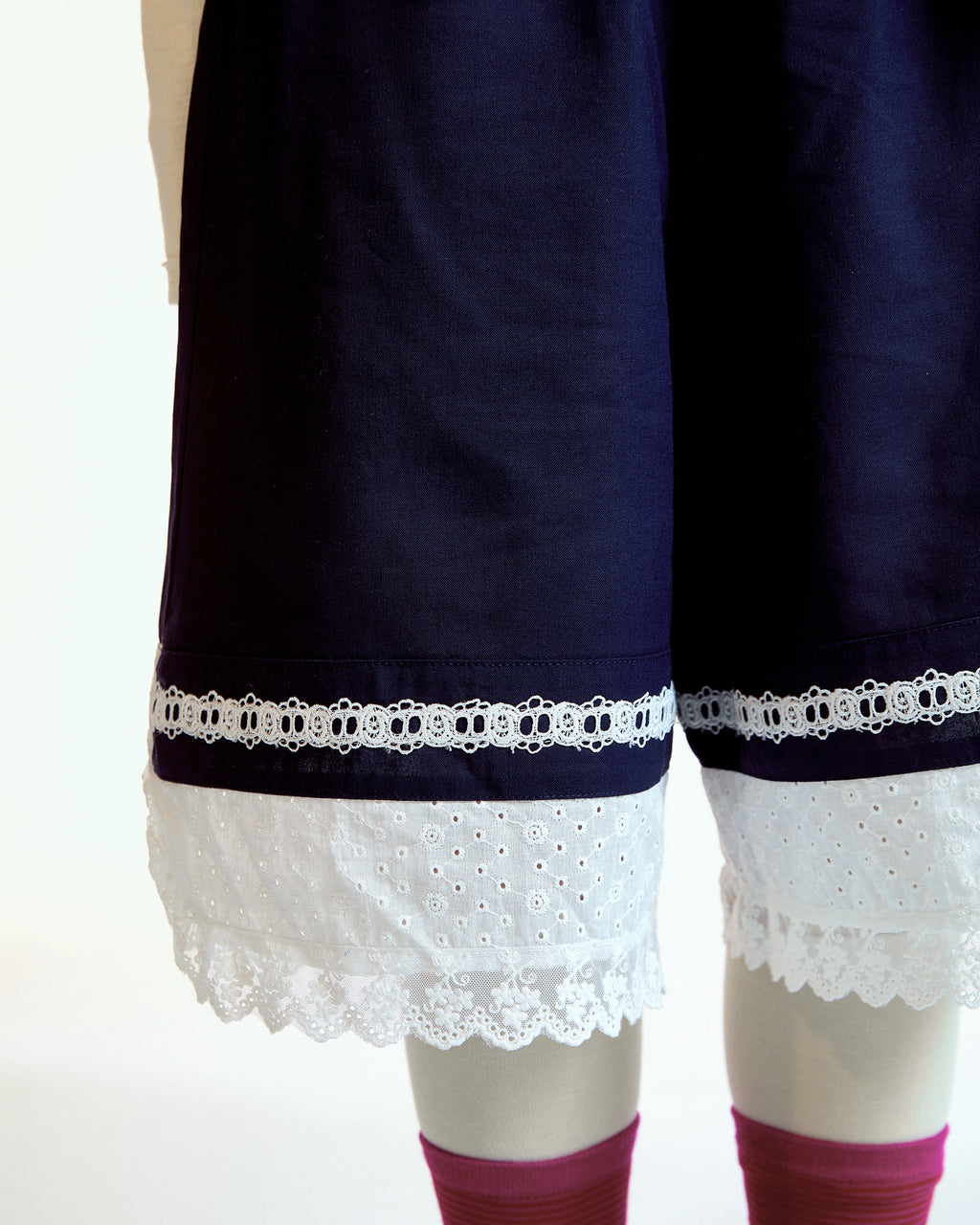 Coyseio - Lace Shorts (Navy) product image 2 | TRAB K-Fashion Australia
