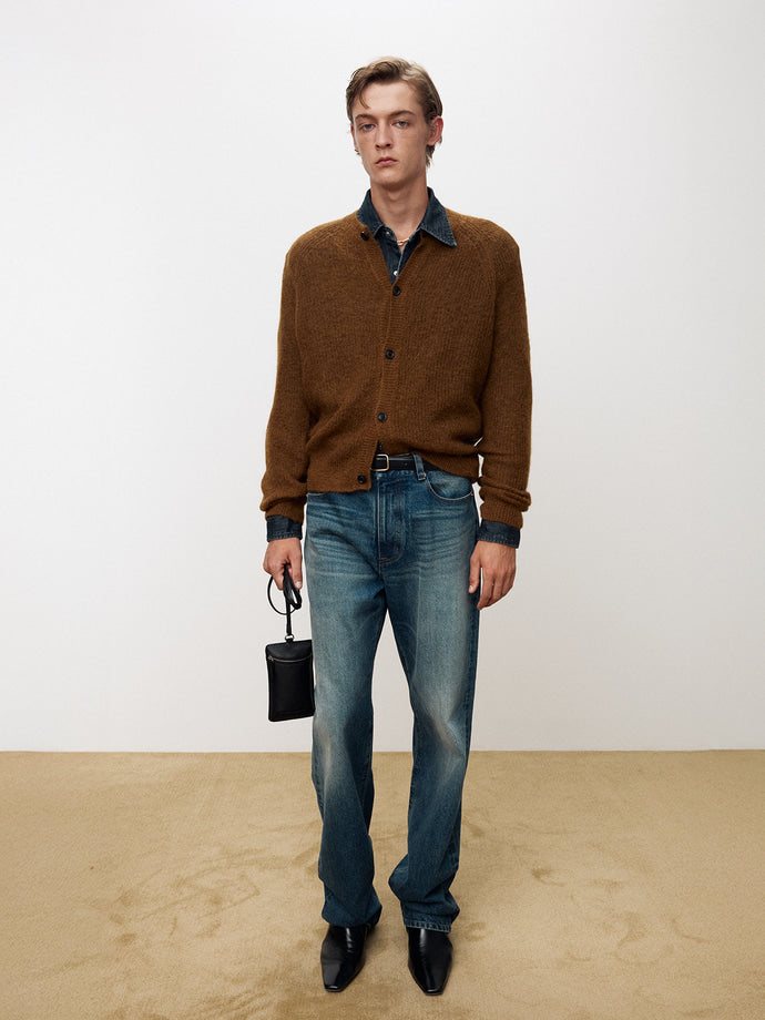 Tonywack - Straight-Leg Denim Jeans (Mid Blue) product image 4 | TRAB K-Fashion Australia