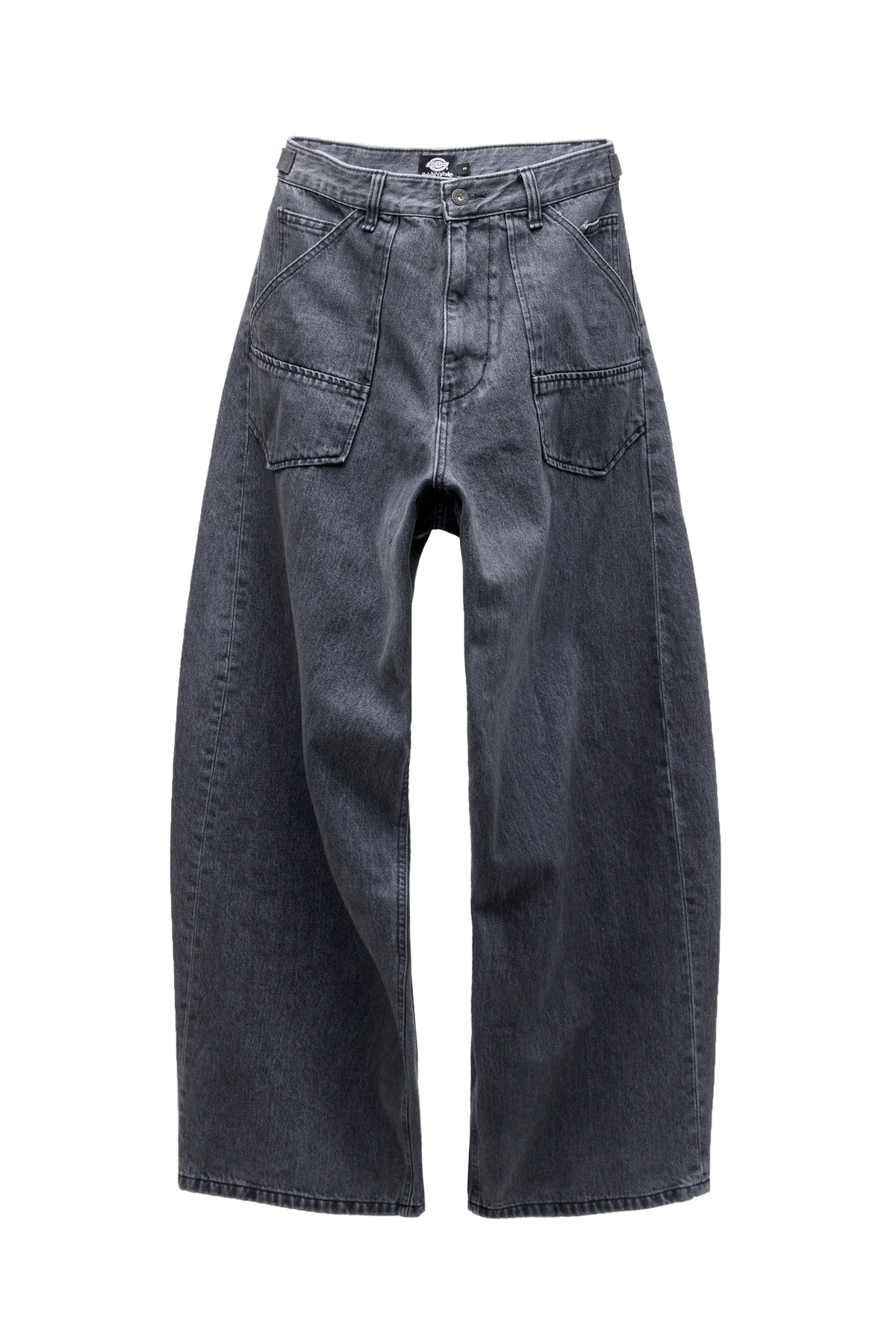 Hatchingroom - Wide Curve Carpenter Jeans (Dusty Black) product image 1 | TRAB K-Fashion Australia