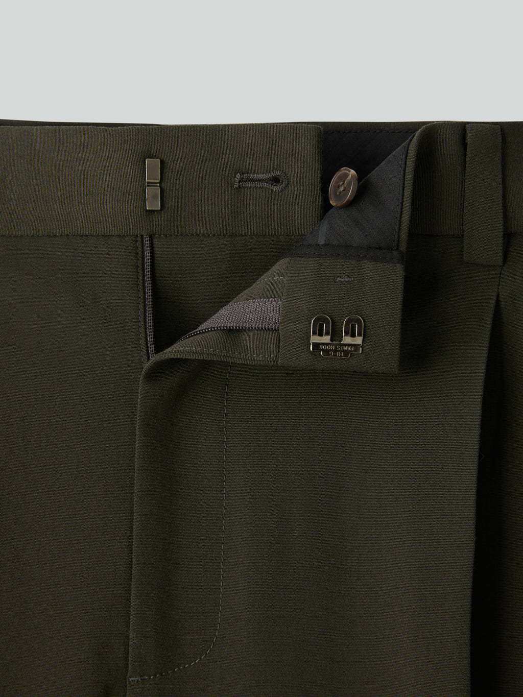 Recto - Styrene Tuck Suit Pants (Charcoal Grey) product image 11 | TRAB K-Fashion Australia