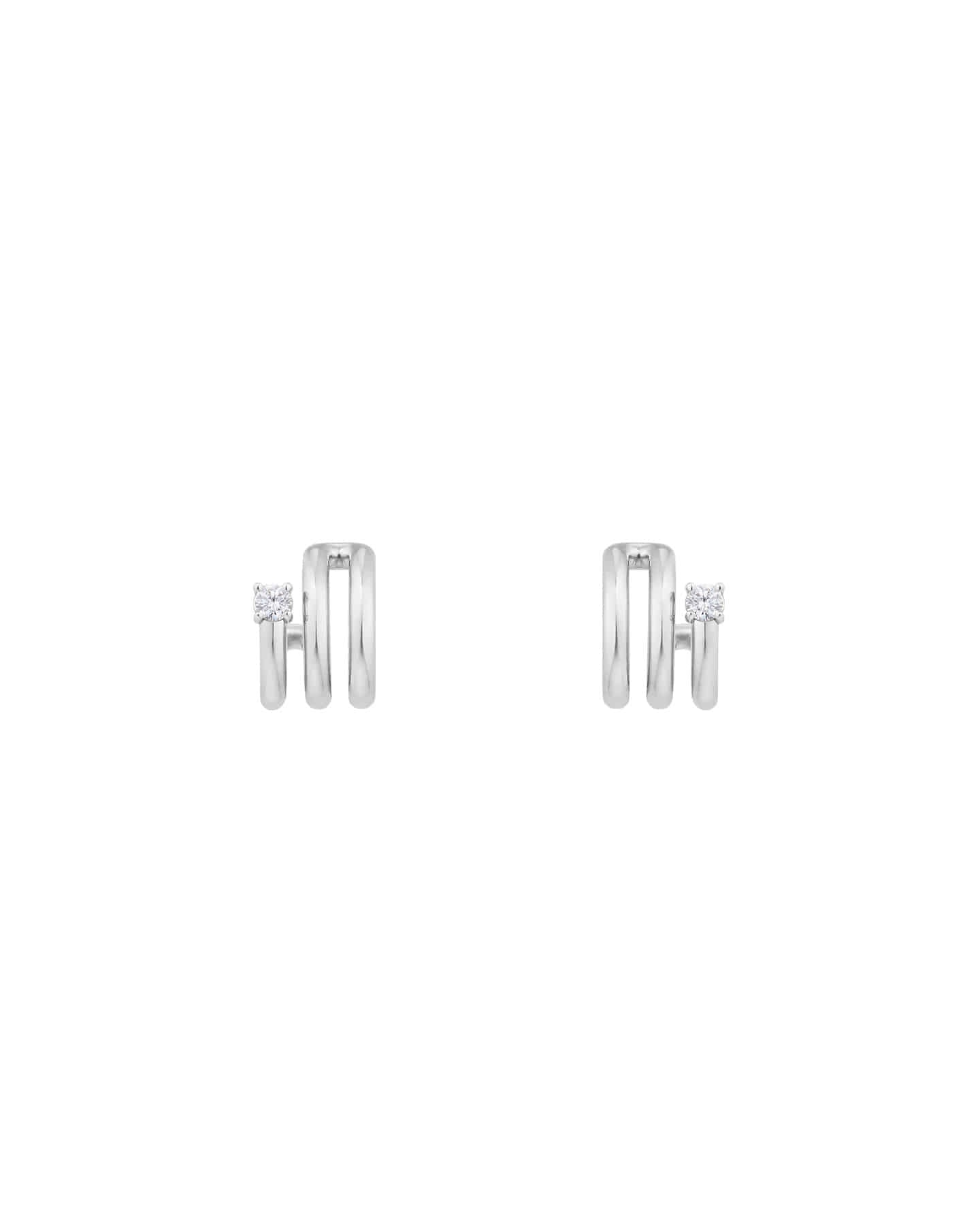 Numbering - Coil with Stone Earrings #8102 product image 7 | TRAB K-Fashion Australia