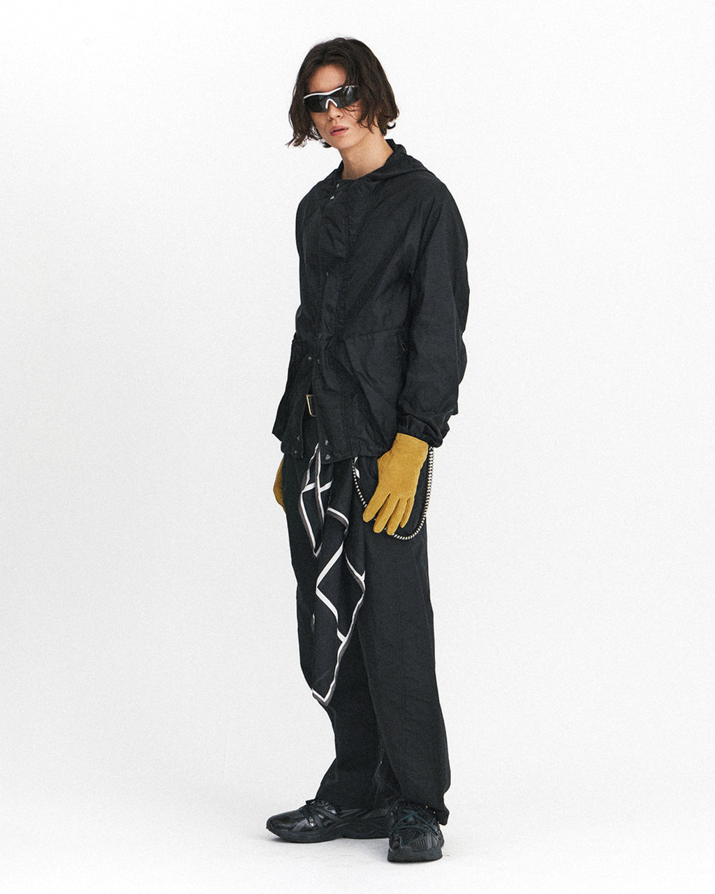 Eastlogue - Wind Block Birdman Jumper (Black Ripstop) product image 1 | TRAB K-Fashion Australia