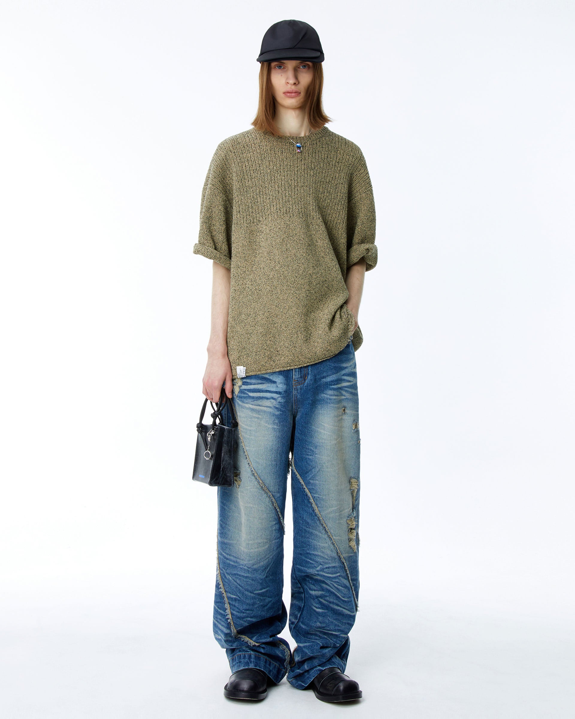Ader Error - Varto knit (Beige) product image 1 | TRAB K-Fashion Australia