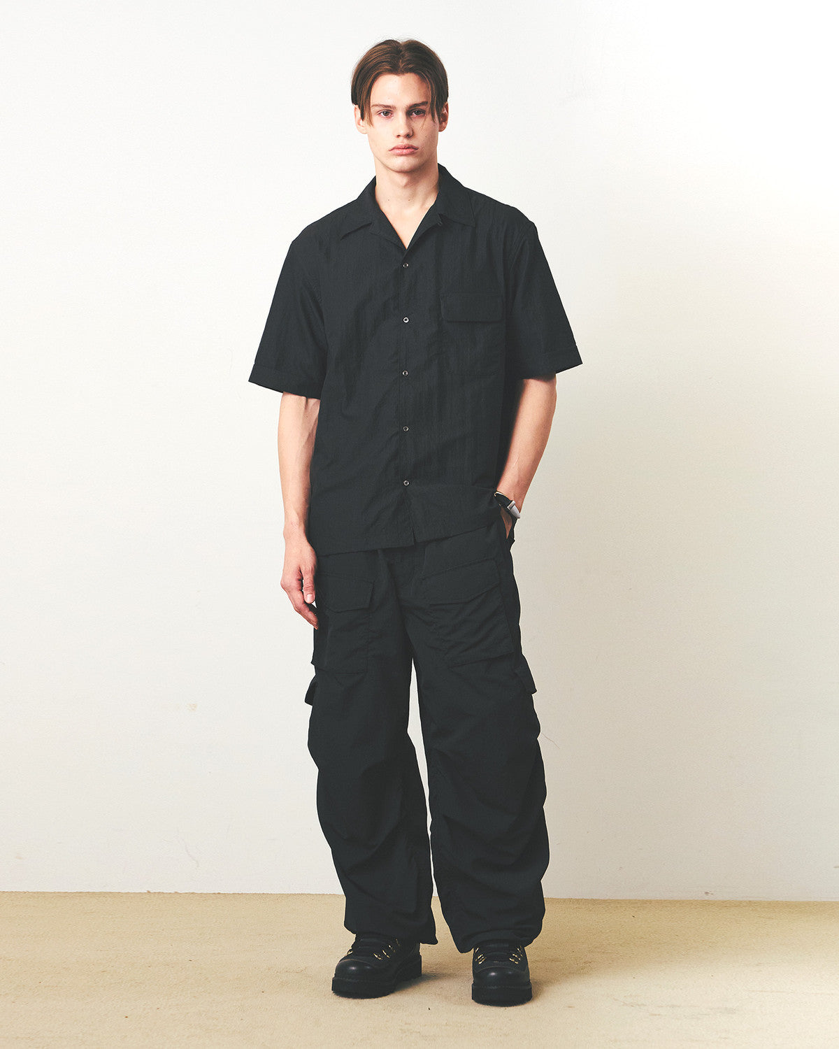 Eastlogue - M65 Shell Easy Pants (Charcoal Twill) product image 4 | TRAB K-Fashion Australia