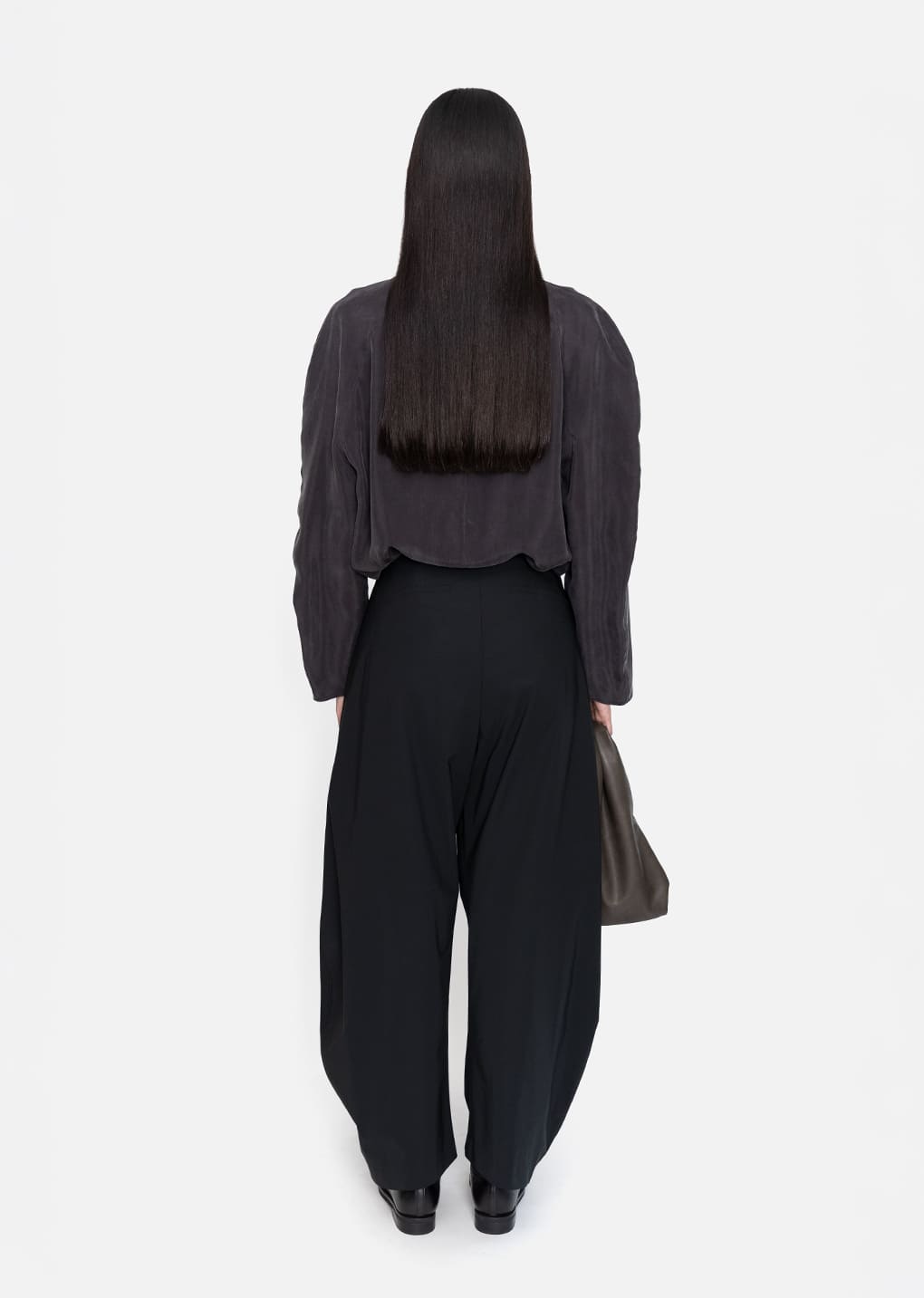 Amomento - Women's Raglan Cupro Top (Charcoal) product image 4 | TRAB K-Fashion Australia