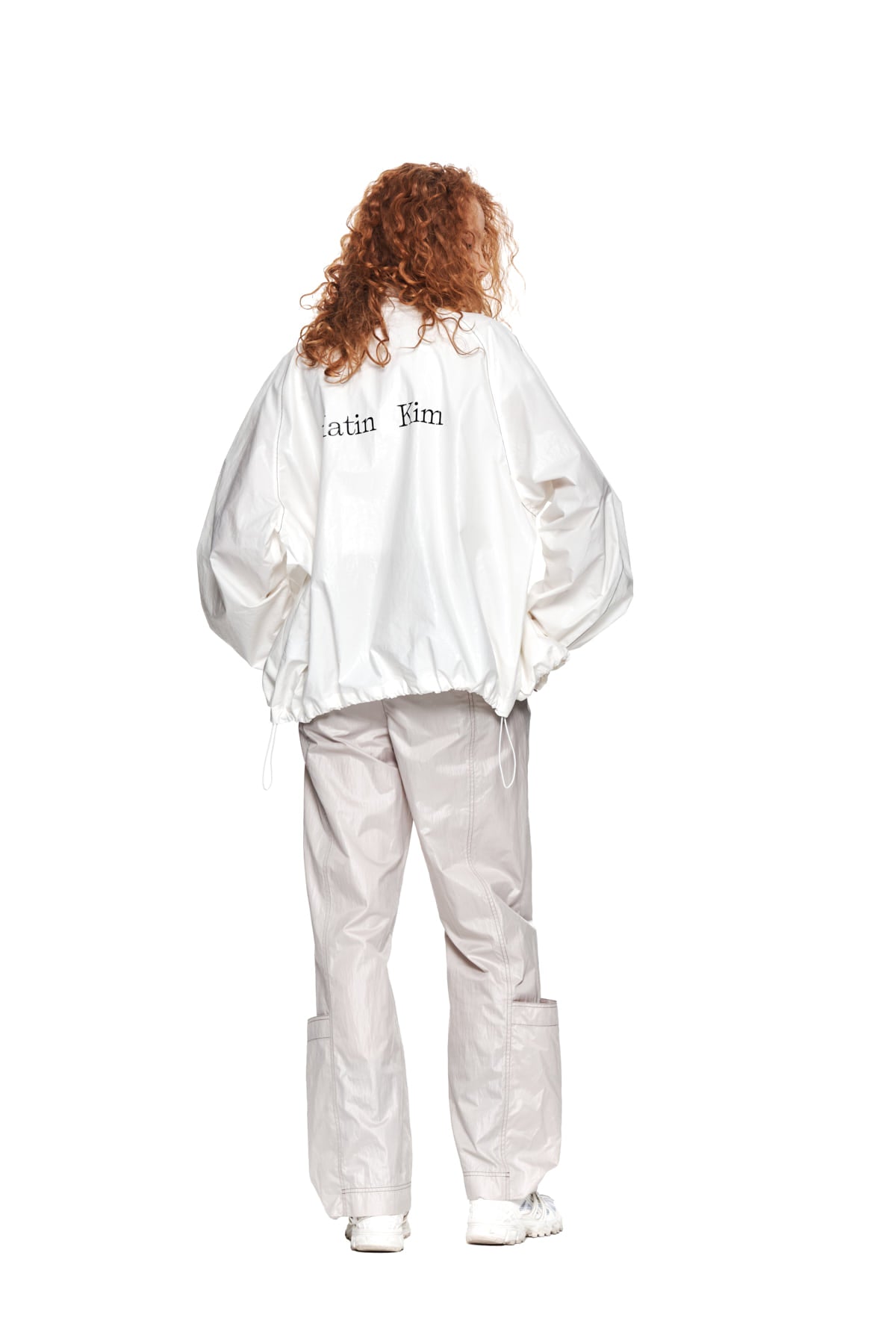 Matin Kim - Matin Kim Logo Coating Jumper (Ivory) product image 9 | TRAB K-Fashion Australia