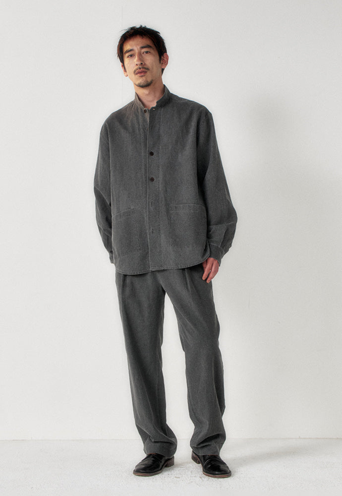 Art if acts - Linen Oriental Jacket (Charcoal) product image 2 | TRAB K-Fashion Australia