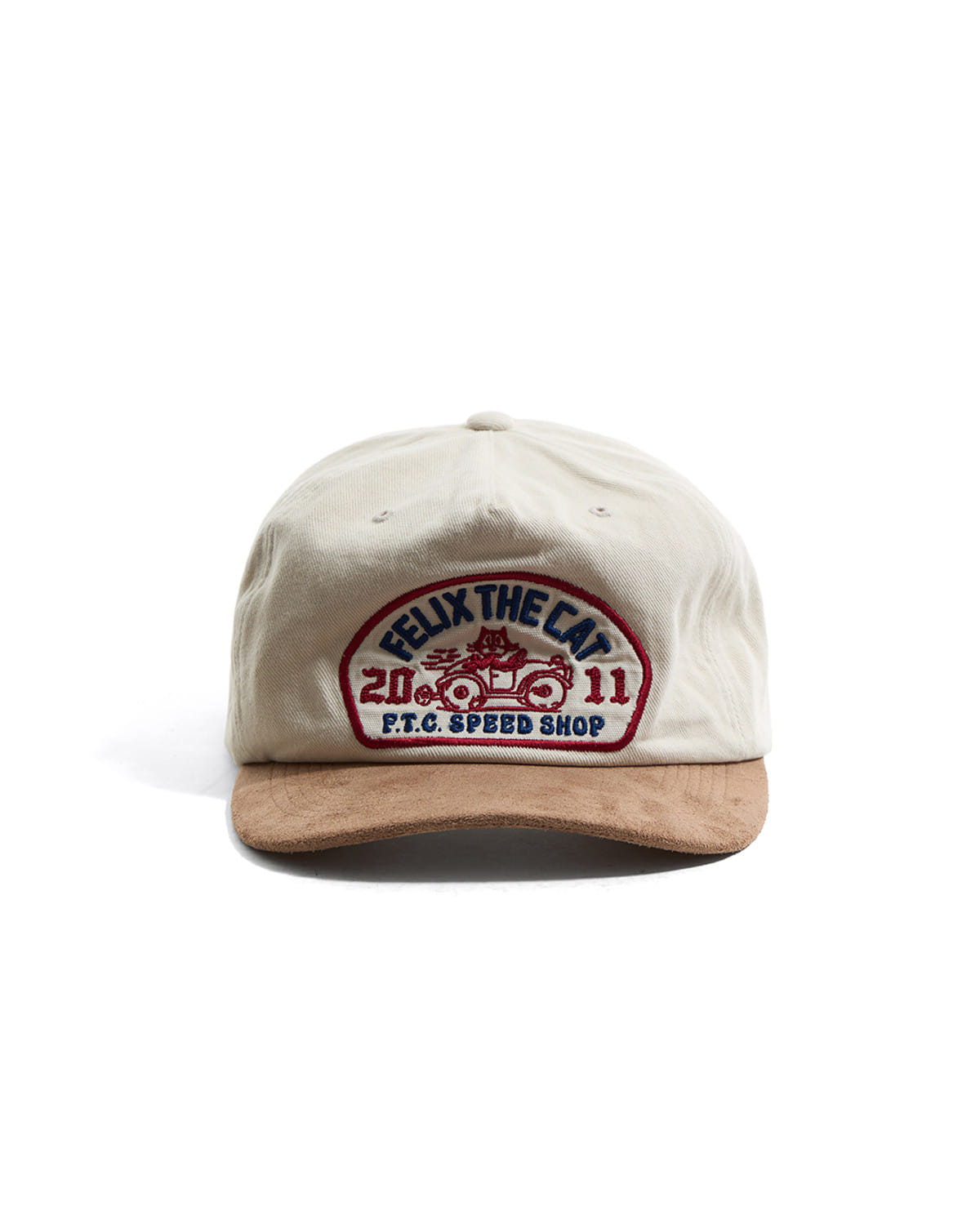 Eastlogue - Felix Garage Work Trucker Cap (Cream & Beige) product image 1 | TRAB K-Fashion Australia