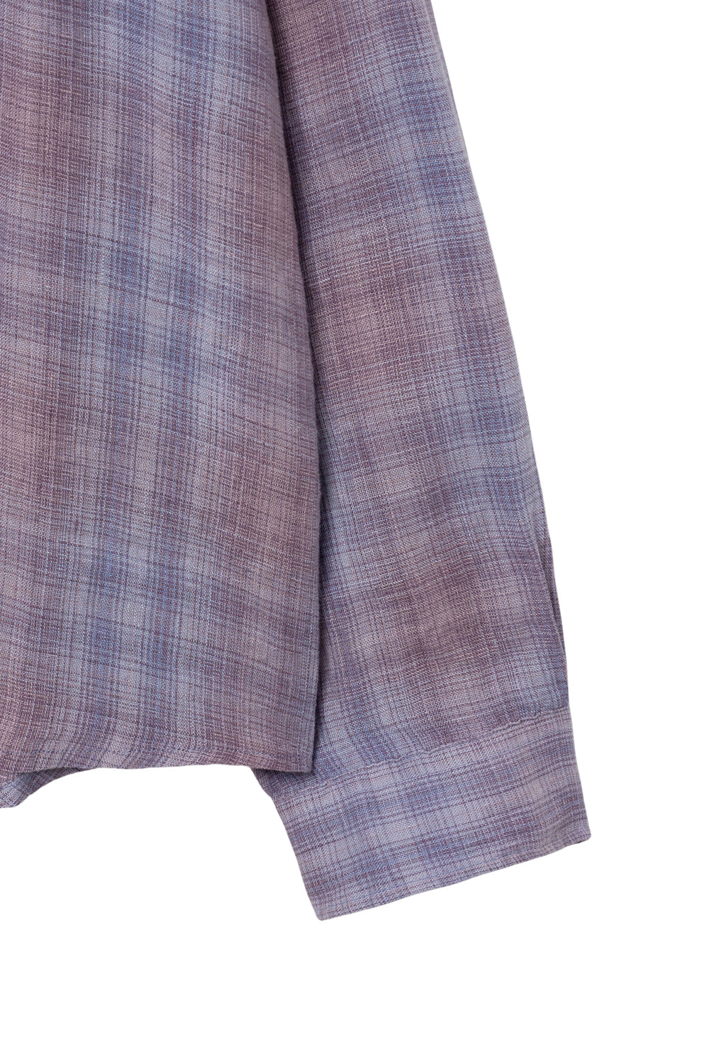 Hatchingroom - Museum Shirt Linen Check (Purple) product image 5 | TRAB K-Fashion Australia