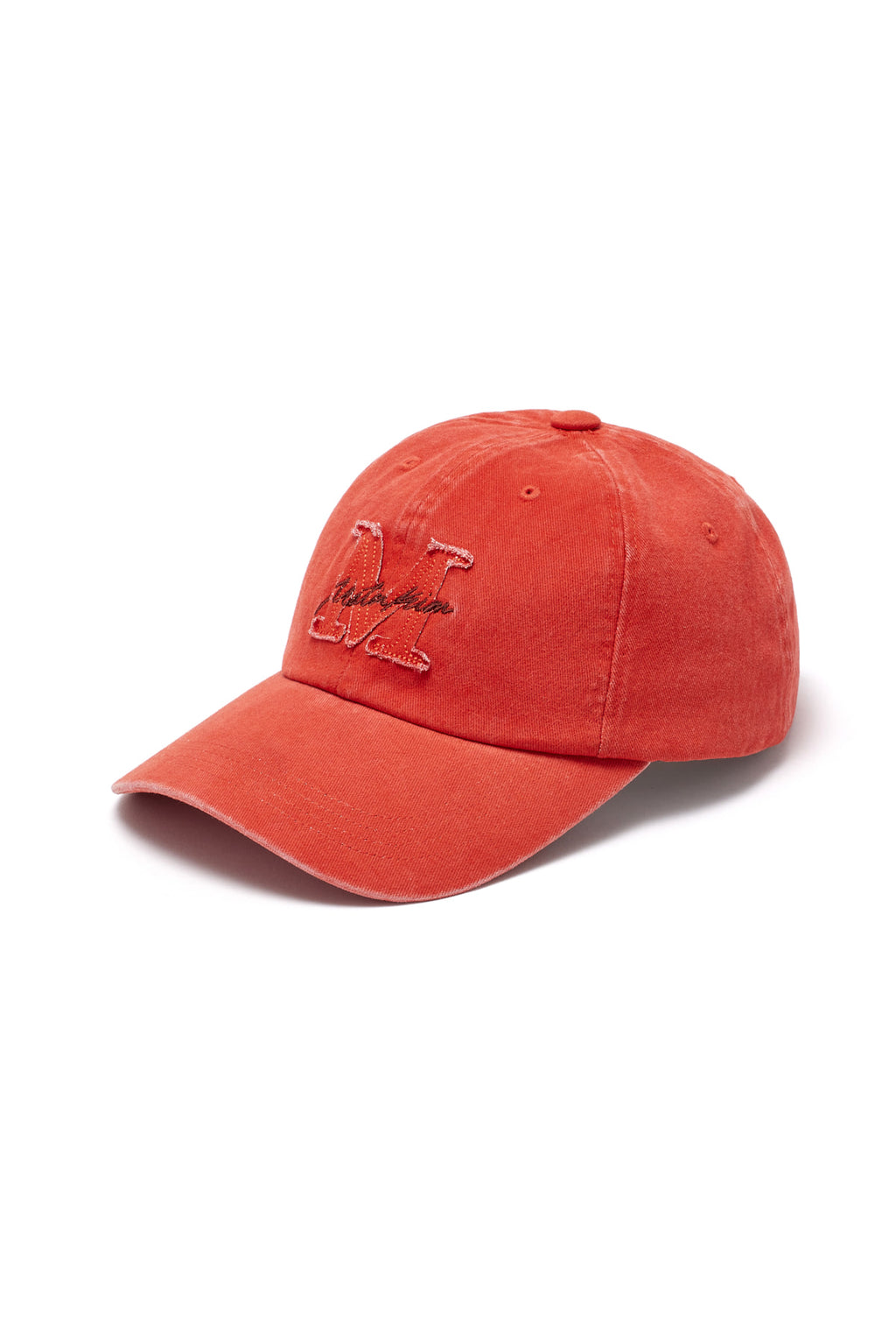 Matin Kim - Matin Cursive Ball Cap (Orange) product image 5 | TRAB K-Fashion Australia