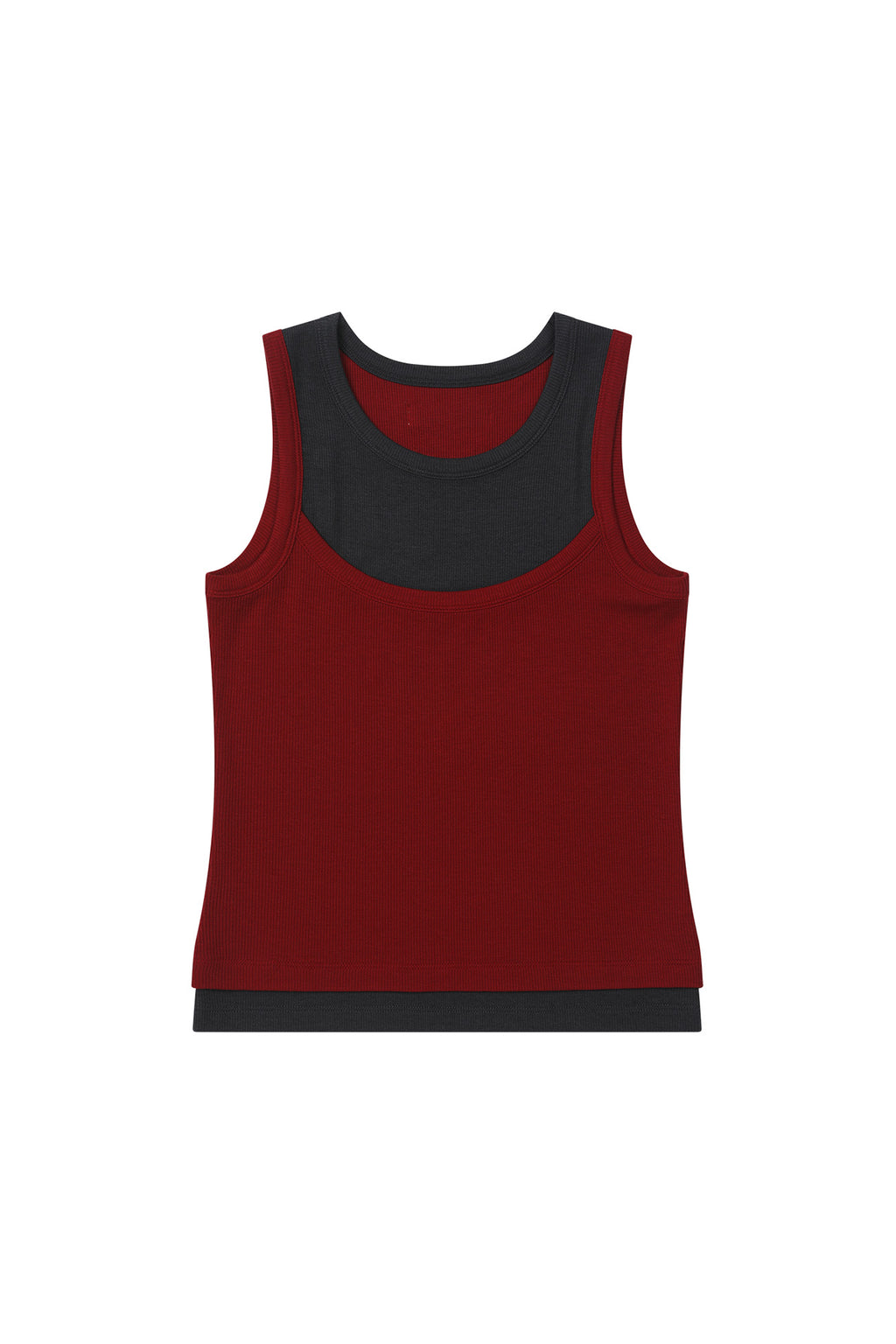 Deinet - D-Contrast Sleeveless (Red) product image 1 | TRAB K-Fashion Australia