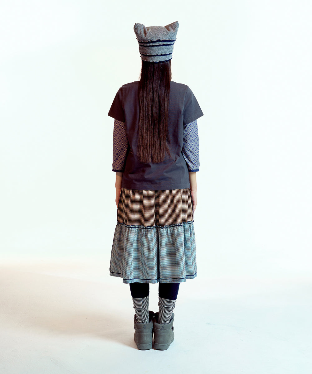 Coyseio - Raw Edge Cat Beanie (Melange Grey) product image 13 | TRAB K-Fashion Australia