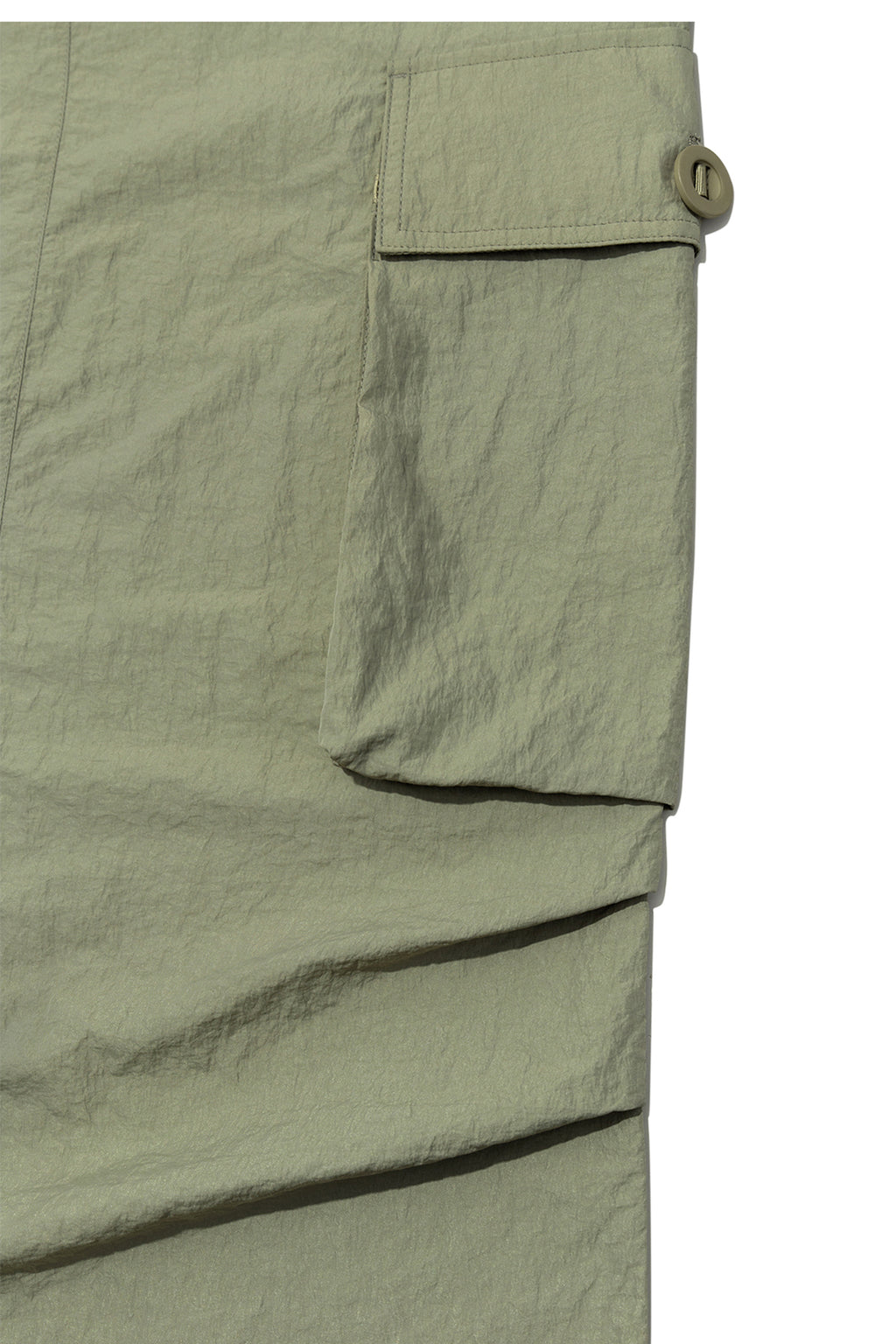Matin Kim - String Nylon Cargo Skirt (Khaki) product image 4 | TRAB K-Fashion Australia