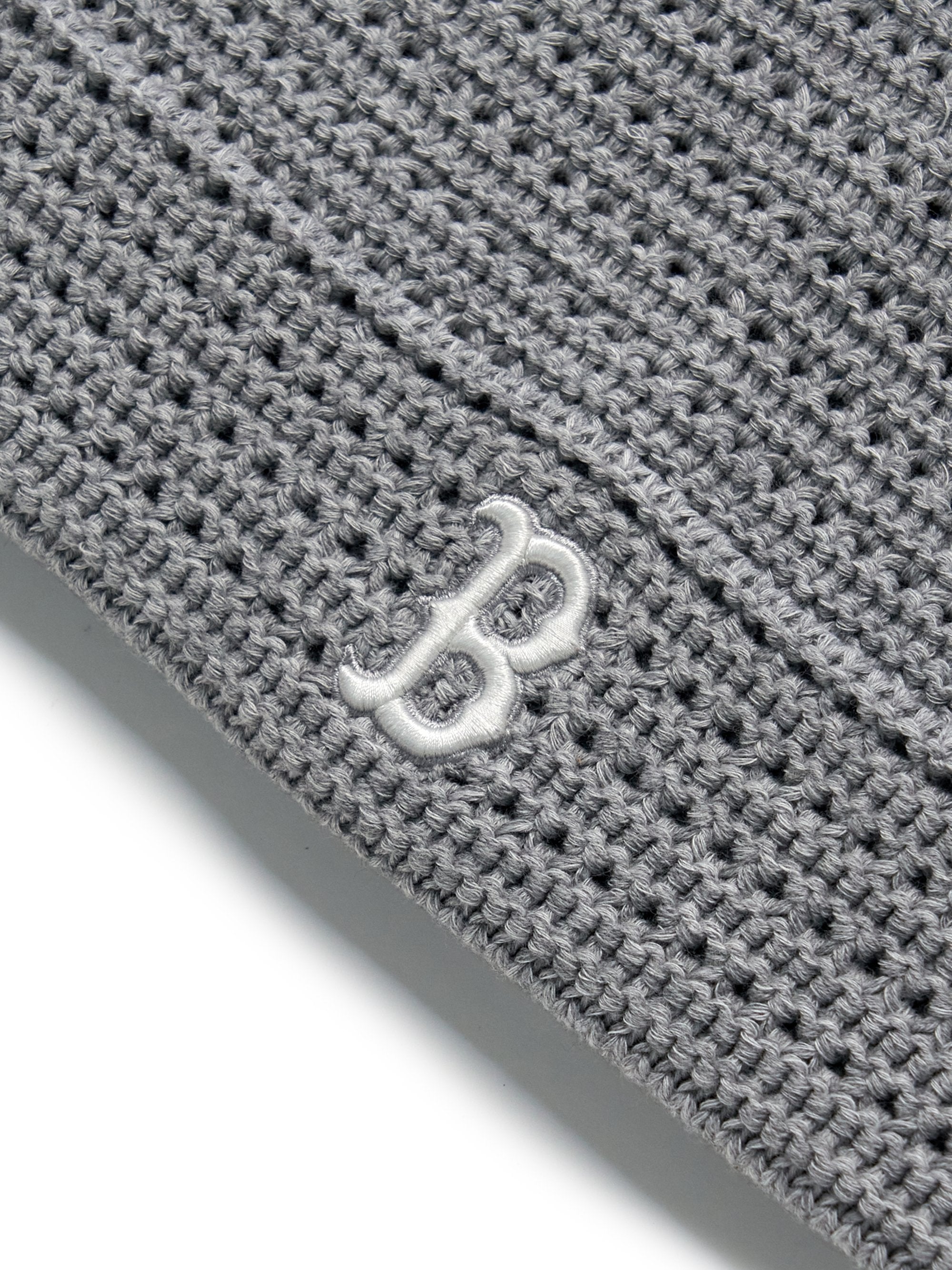 MLB Korea - MLB Summer Crochet Meow Beanie Boston Red Sox (Gray) product image 5 | TRAB K-Fashion Australia