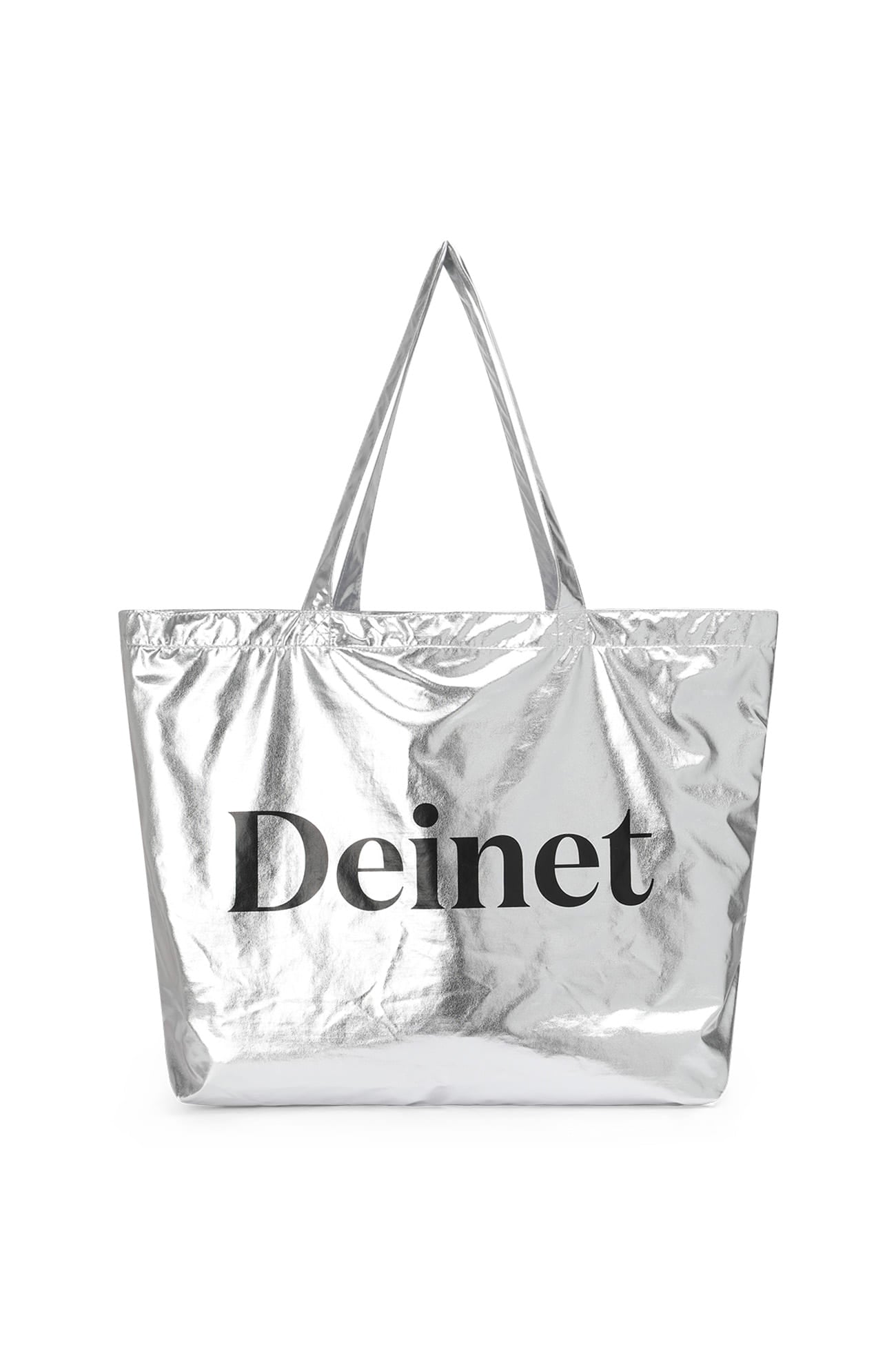 Deinet - Essential Logo Shoulder Big Bag (Silver) product image 6 | TRAB K-Fashion Australia