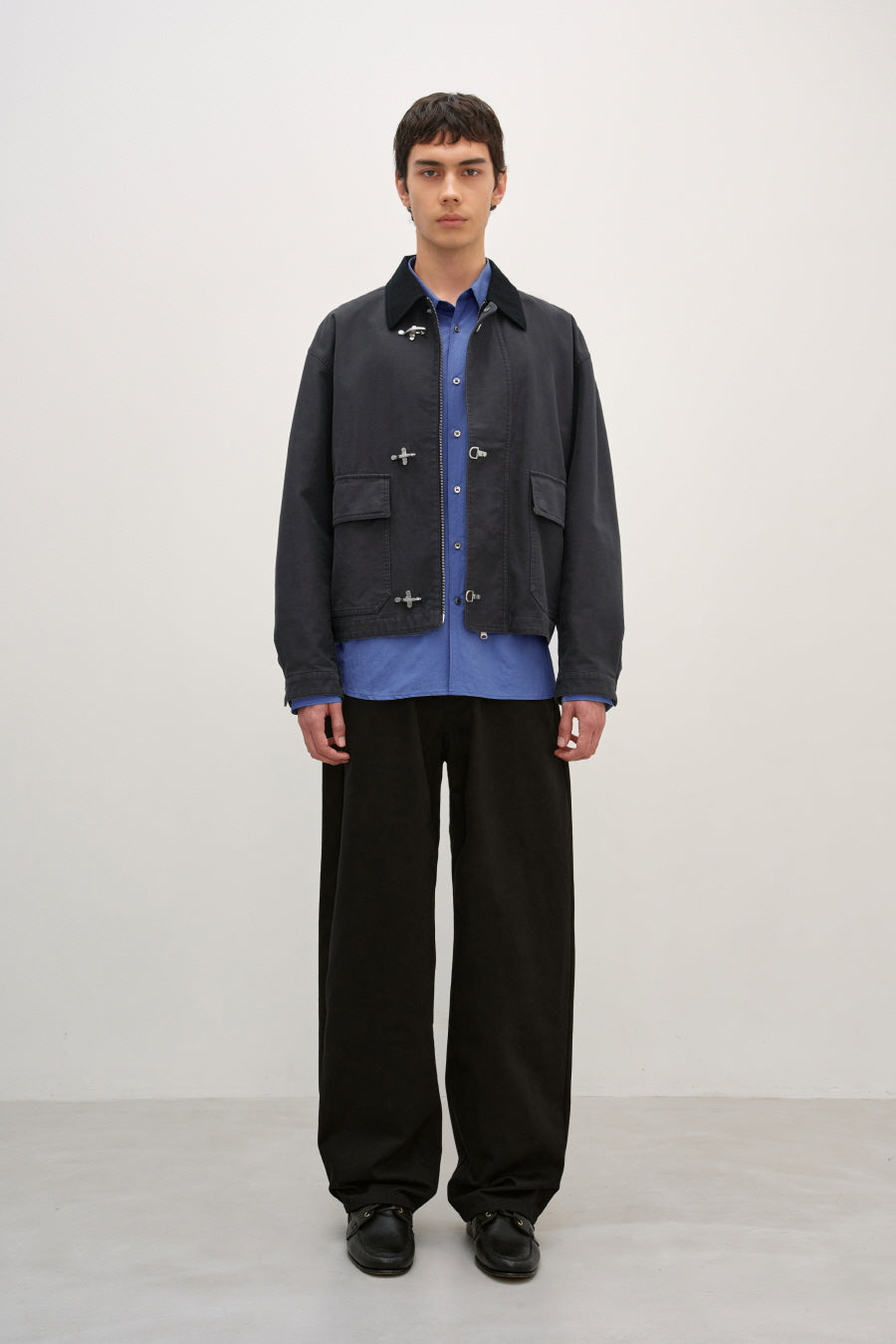 Insilence - Back Satin MK3 Flight Jacket (Anthracite) product image 1 | TRAB K-Fashion Australia