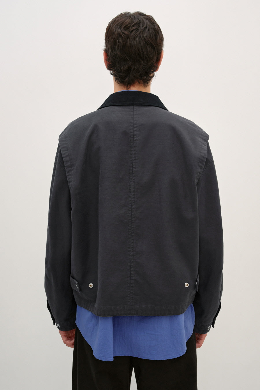 Insilence - Back Satin MK3 Flight Jacket (Anthracite) product image 5 | TRAB K-Fashion Australia
