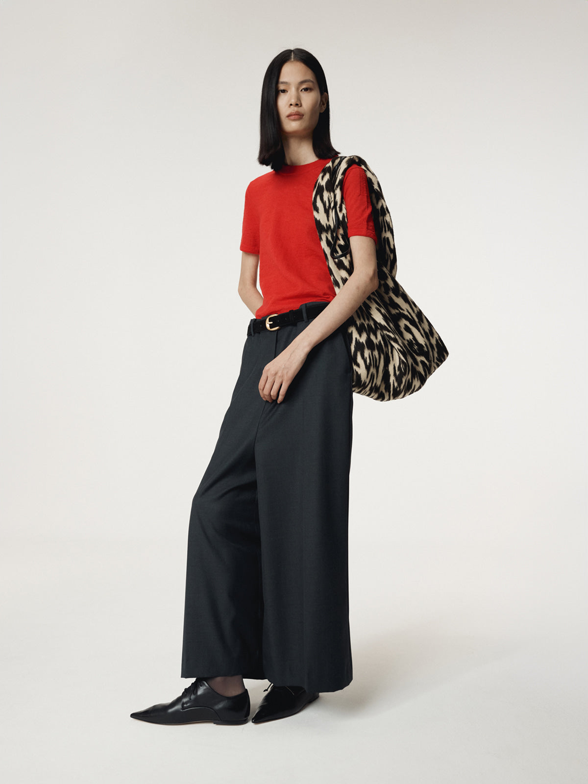 Recto - Sintra Slit Skirt Pants (Charcoal Grey) product image 9 | TRAB K-Fashion Australia