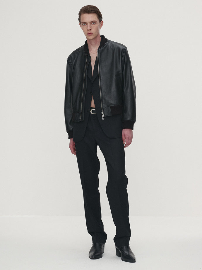 Tonywack - New Signature Virgin Wool Tailored Trousers (Black) product image 2 | TRAB K-Fashion Australia
