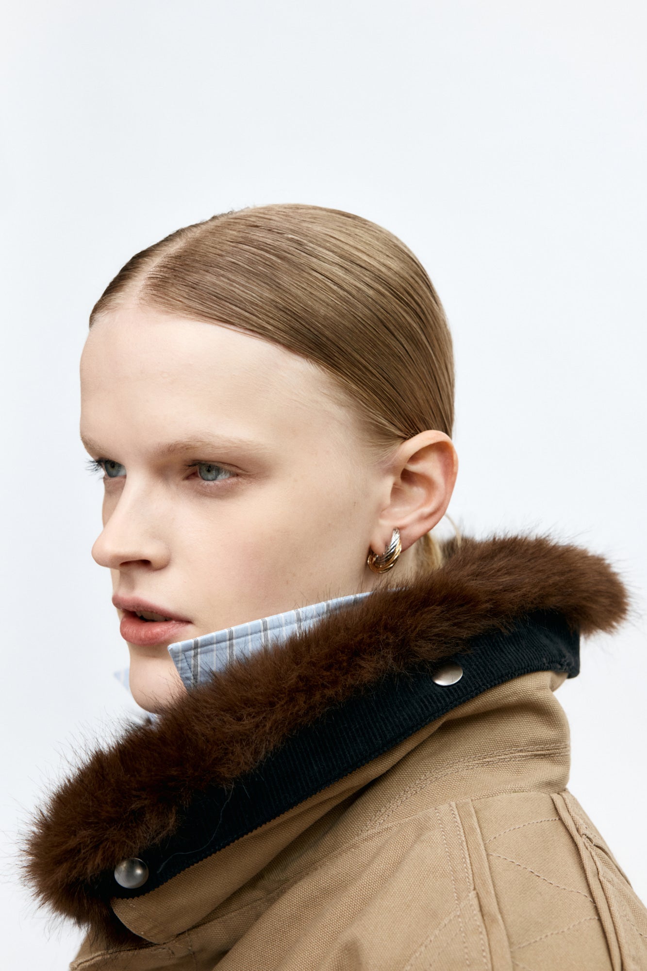 Andersson Bell - Unisex Ortega Washed Cotton Jacket (Beige) product image 10 | TRAB K-Fashion Australia