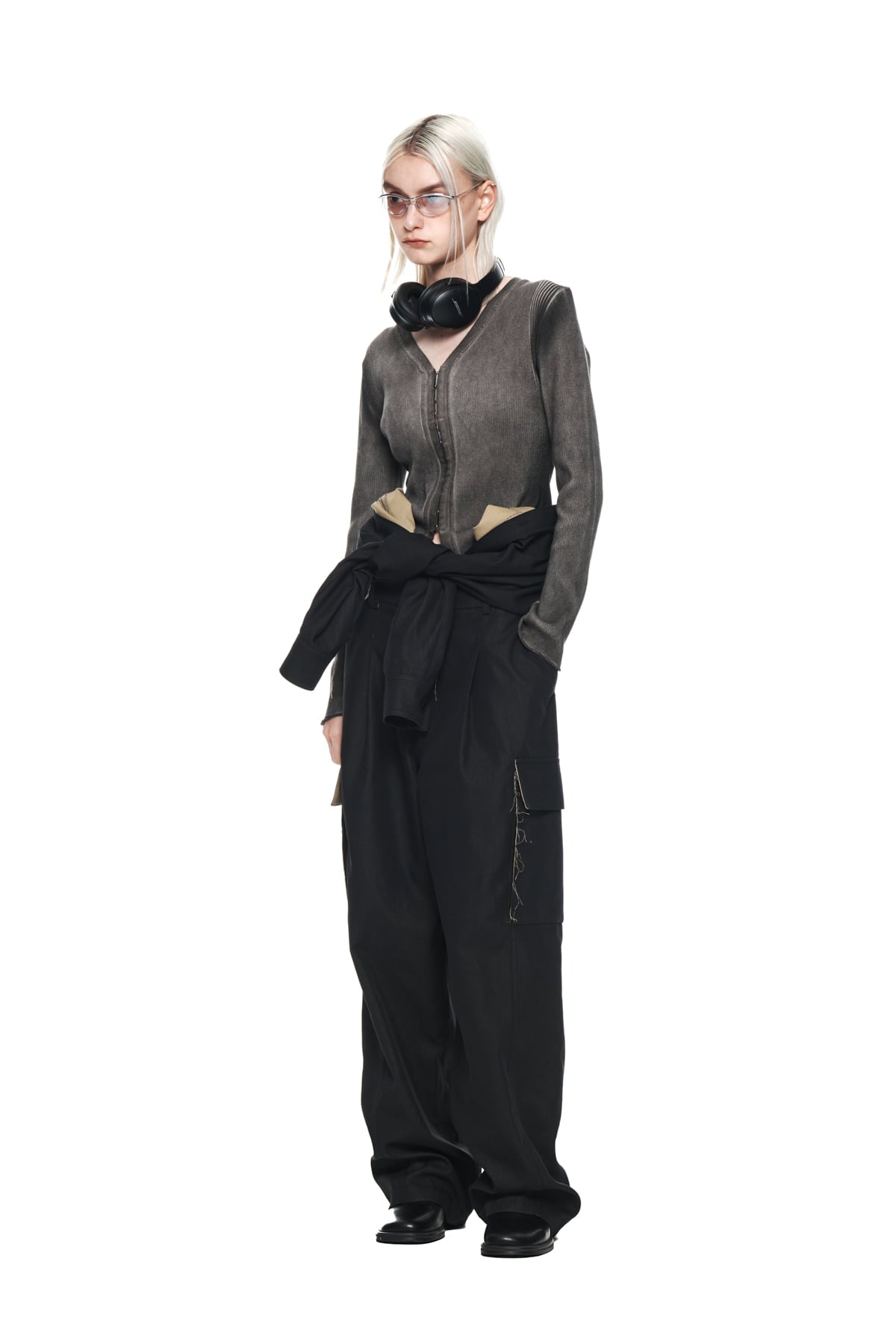 Matin Kim - Utility Button Up Jumpsuit (Black) product image 10 | TRAB K-Fashion Australia