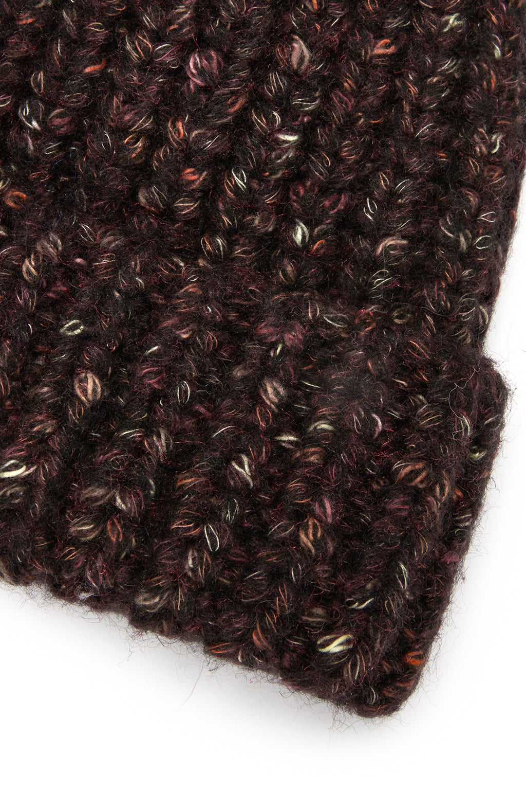 Matin Kim - Matin Mixed Yarn Beanie (Burgundy) product image 3 | TRAB K-Fashion Australia