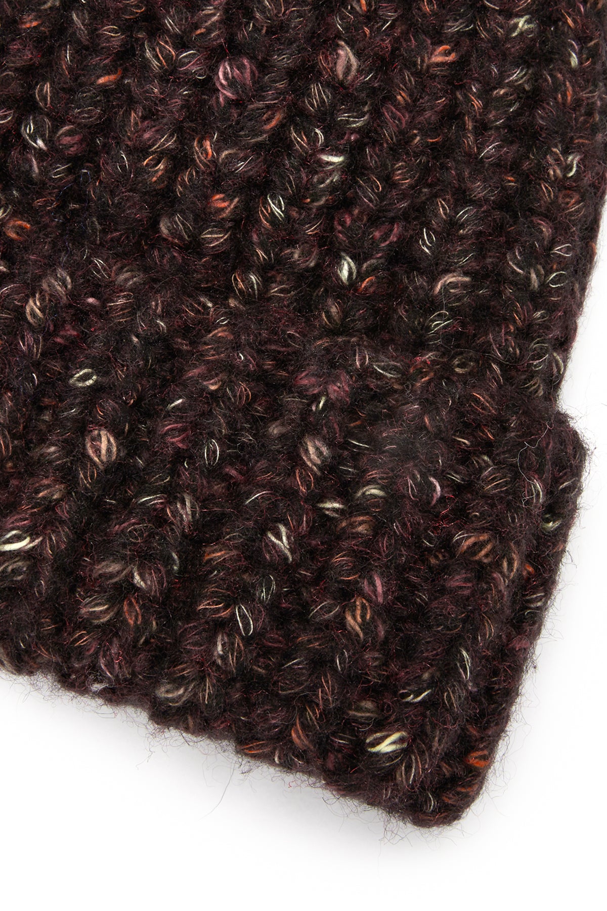 Matin Kim - Matin Mixed Yarn Beanie (Burgundy) product image 3 | TRAB K-Fashion Australia