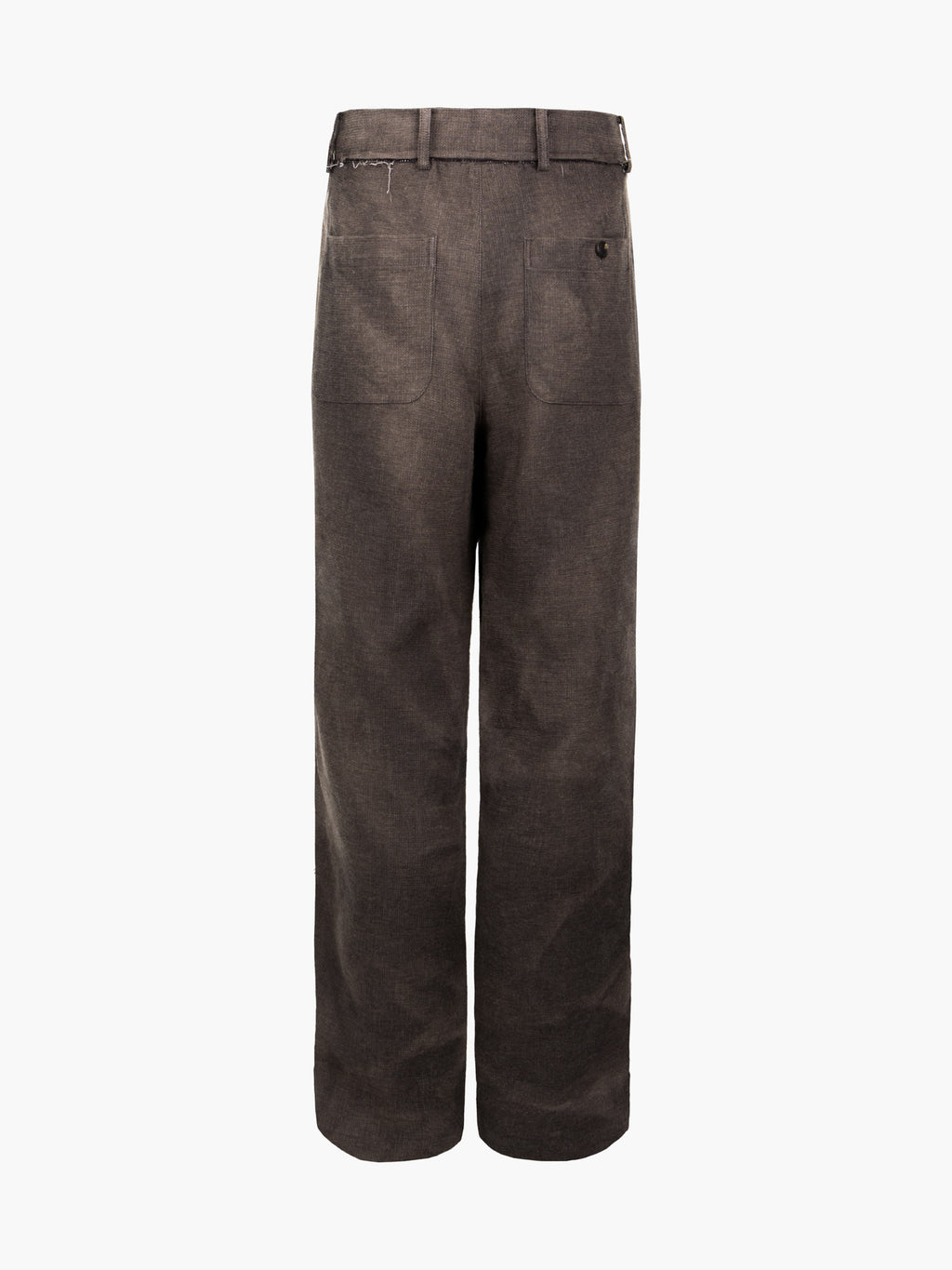 Jiyong Kim - Sun-Bleached Straight Trousers (Brown) product image 8 | TRAB K-Fashion Australia