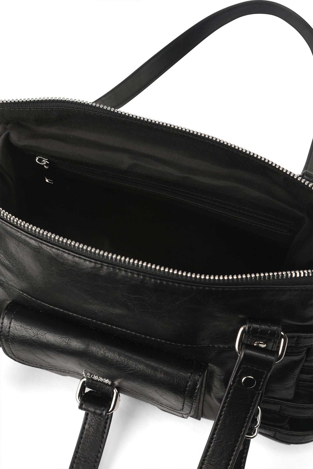 Deinet - Belted Pocket Mini Shoulder Bag (Black) product image 9 | TRAB K-Fashion Australia
