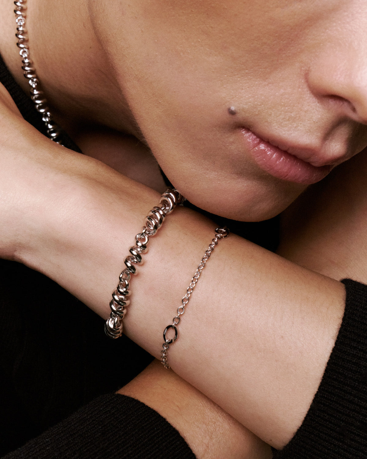 Numbering - Triple Coil Station Bracelet #6916 product image 1 | TRAB K-Fashion Australia
