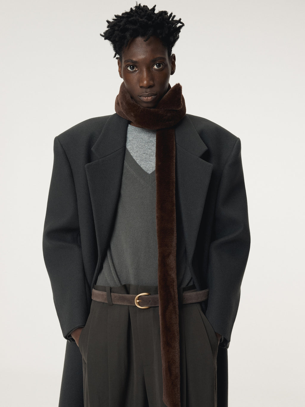 Recto - Wool Single Coat (Bluish Charcoal) product image 6 | TRAB K-Fashion Australia