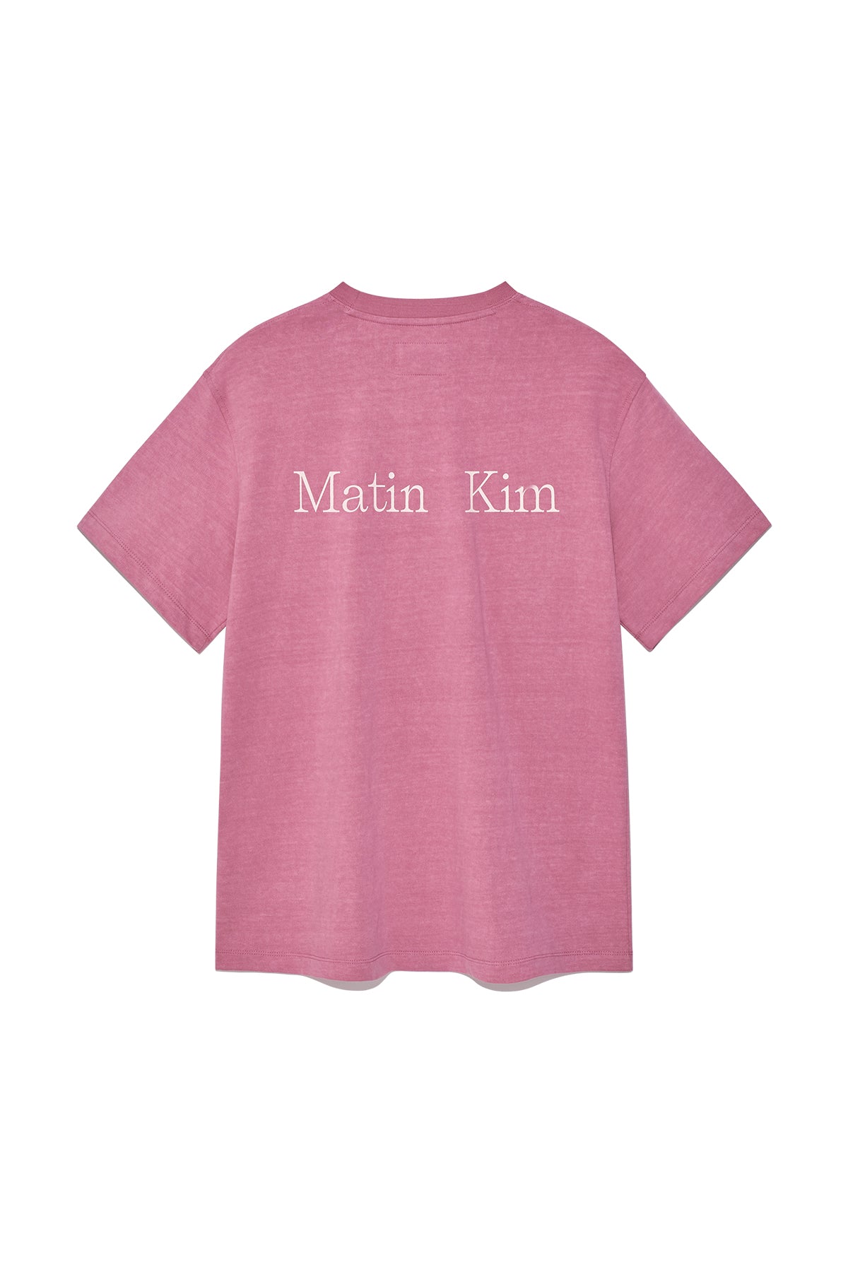 Matin Kim - Vintage Washed Logo Top (Pink) product image 2 | TRAB K-Fashion Australia