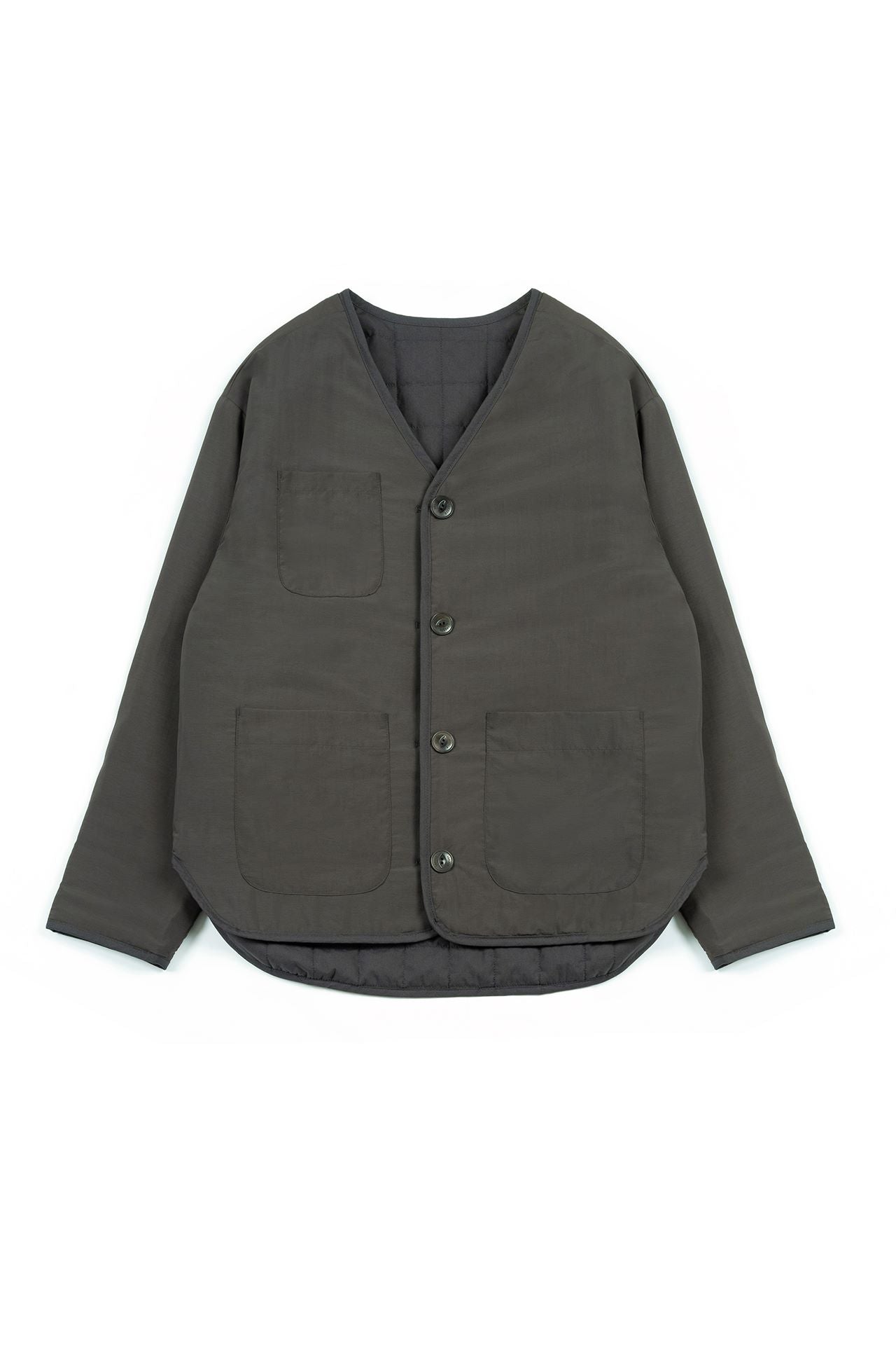Ioedle - Welcome Gate Quilted Jacket (Charcoal) product image 4 | TRAB K-Fashion Australia