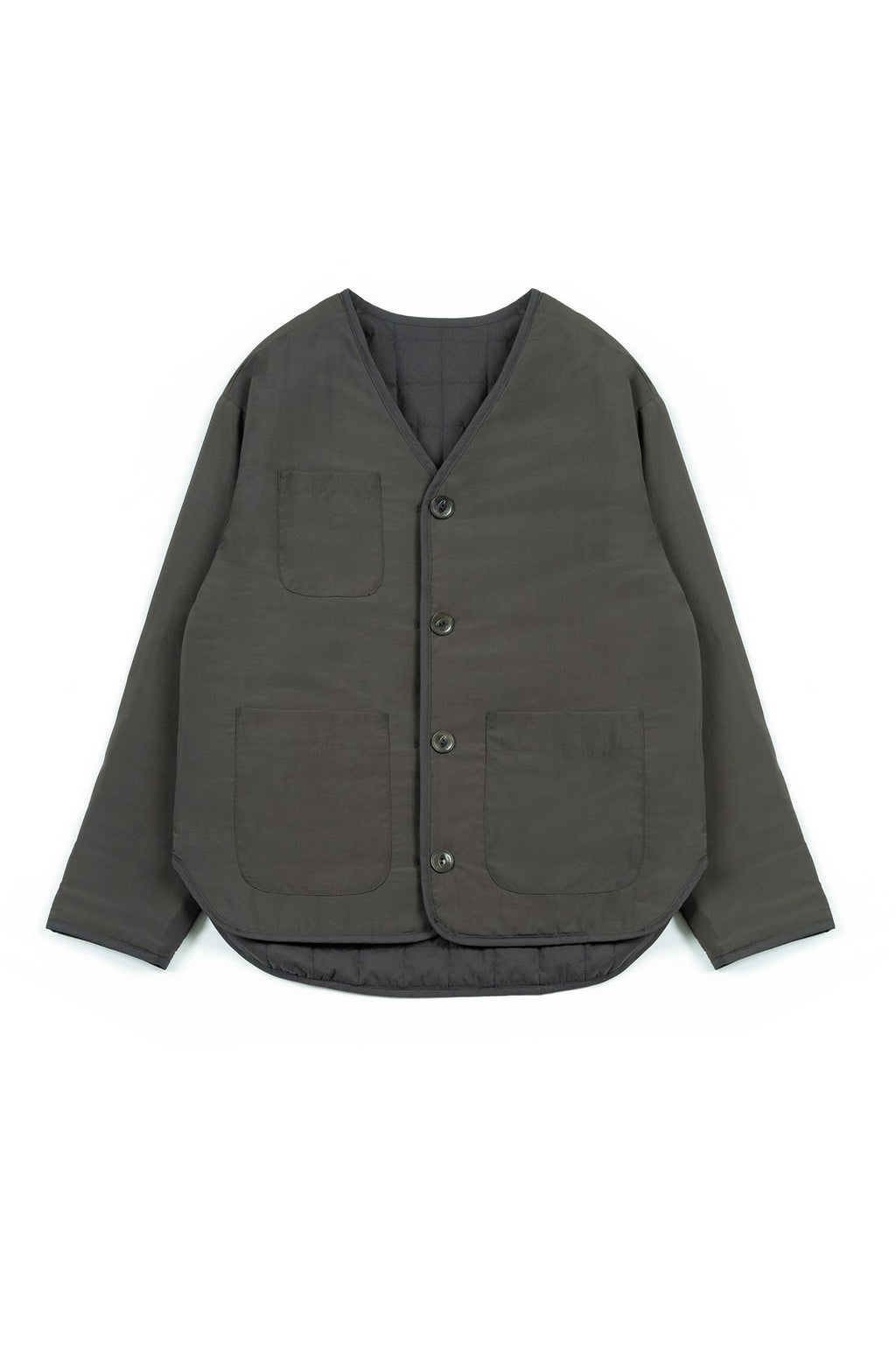 Ioedle - Welcome Door Quilted Jacket (Charcoal) product image 4 | TRAB K-Fashion Australia